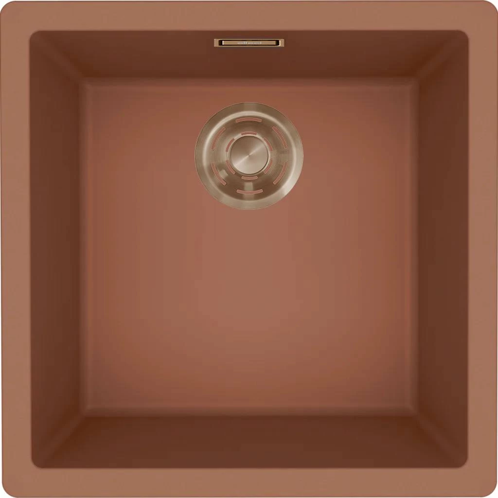 ELLECI- Mosogatótálca Zen 102 Keratek K83 Cavern Clay bronz tartozékokkal
