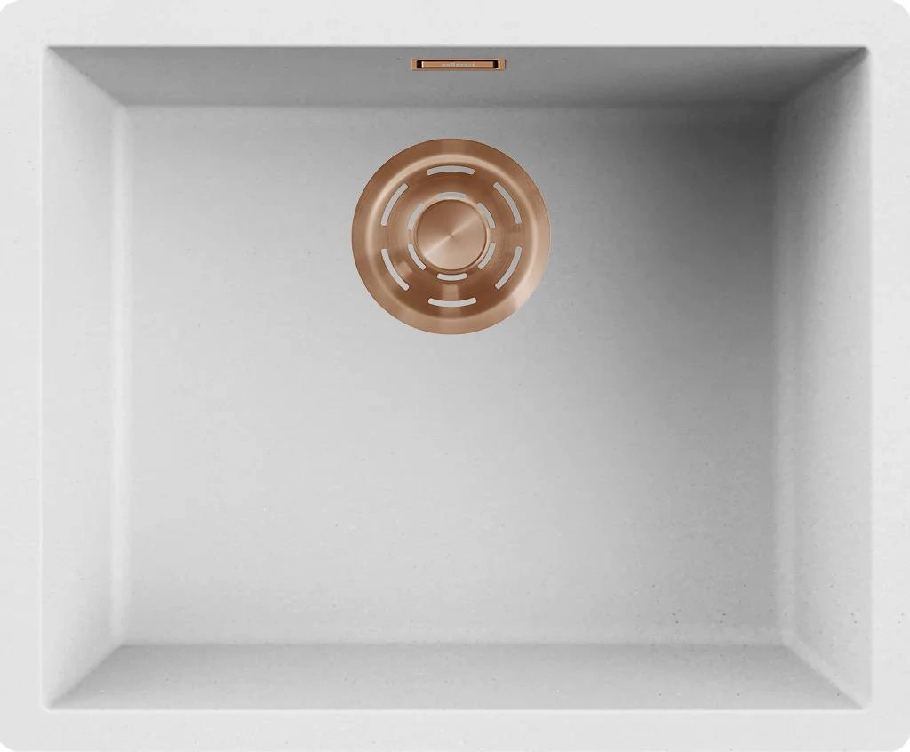 ELLECI- Mosogatótálca Zen-F 105 Keratek K96 White bronz tartozékokkal