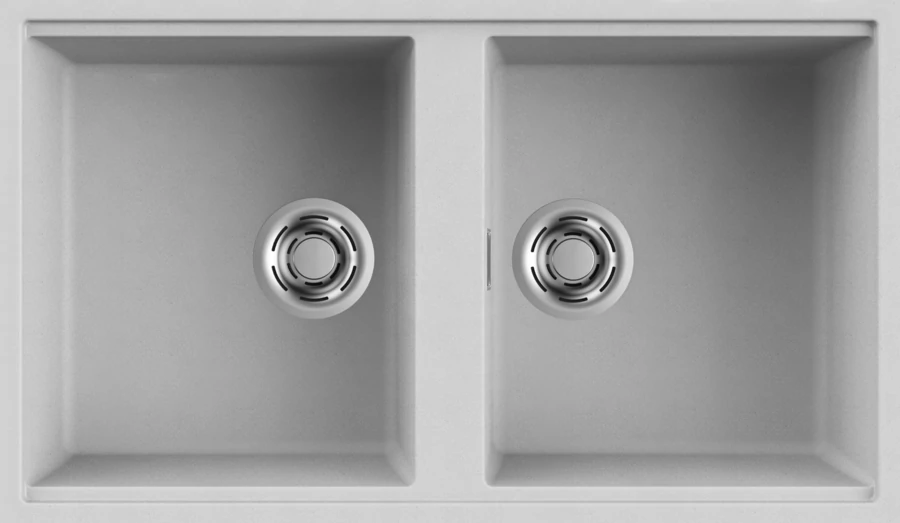 ELLECI - Mosogatótálca Best 450 M79 aluminium munkalap alá szerelhető