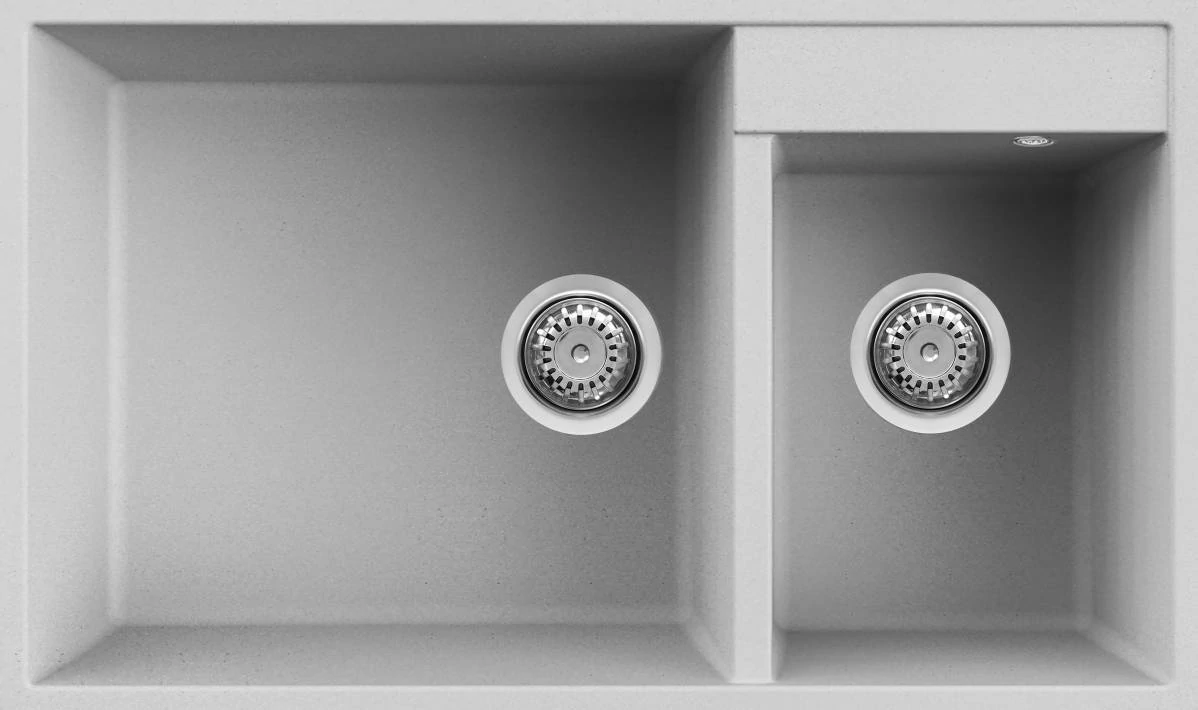 ELLECI - Mosogatótálca Quadra 440 M79 aluminium munkalap alá szerelhető