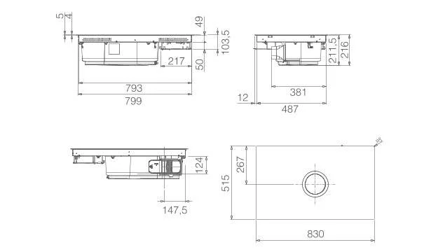 Elica -NIKOLATESLA SWITCH GLOW EVO BL/A/83