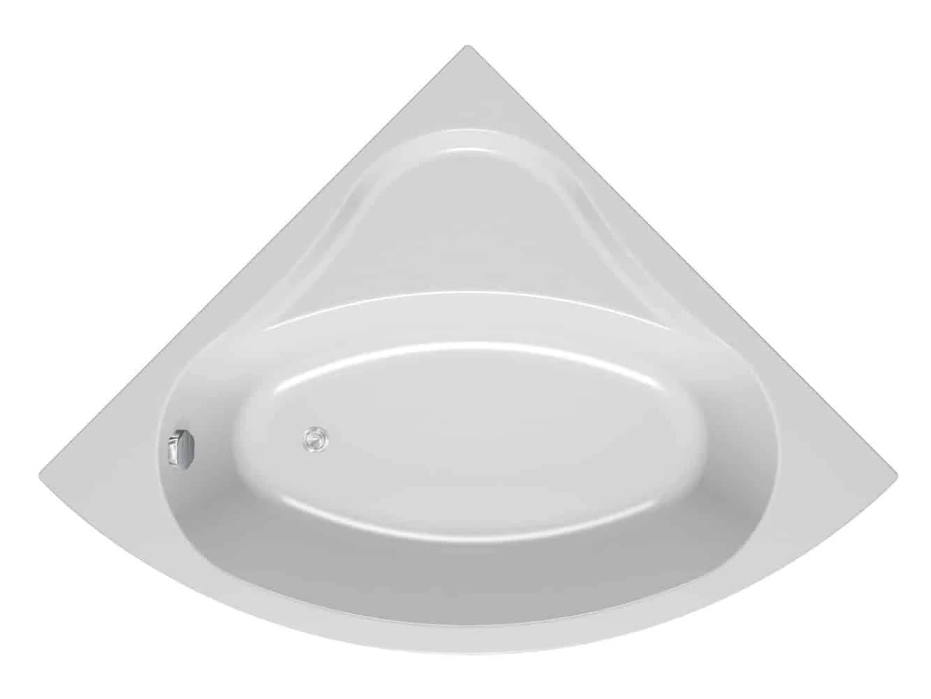 KOLPA SAN Divante 140x140 beépíhető sarok kád ajándék le-túlfolyóval