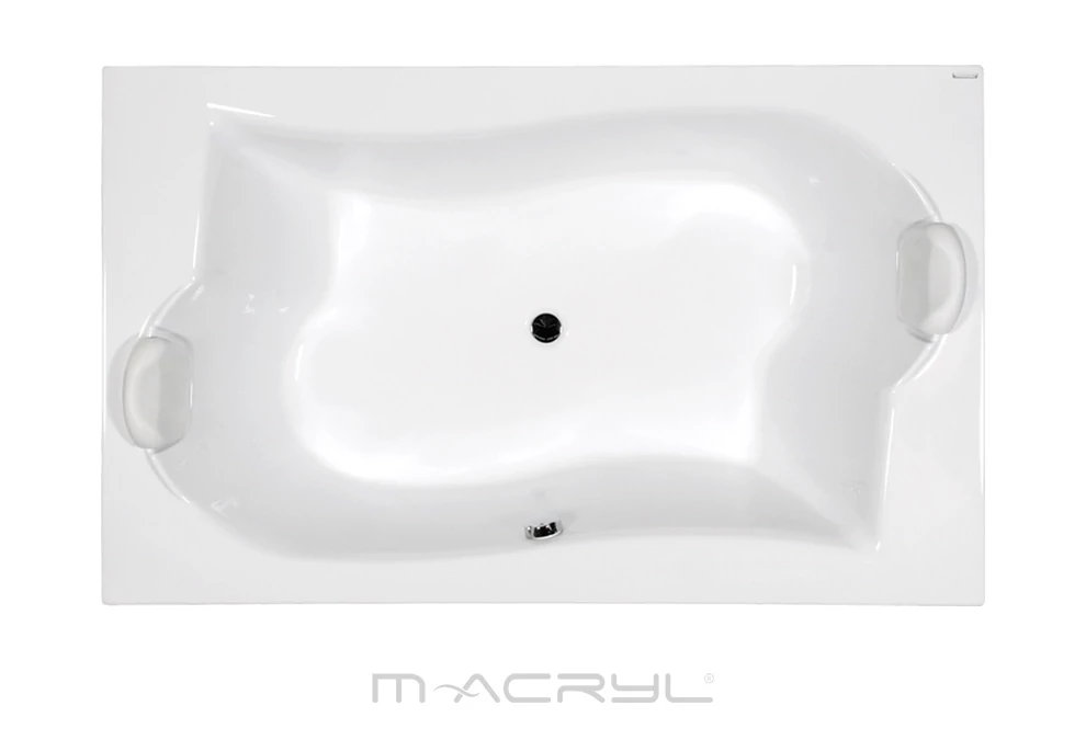 M-ACRYL Royal különleges akril kád 180x110 + Ajándék kádláb és peremrögzítő