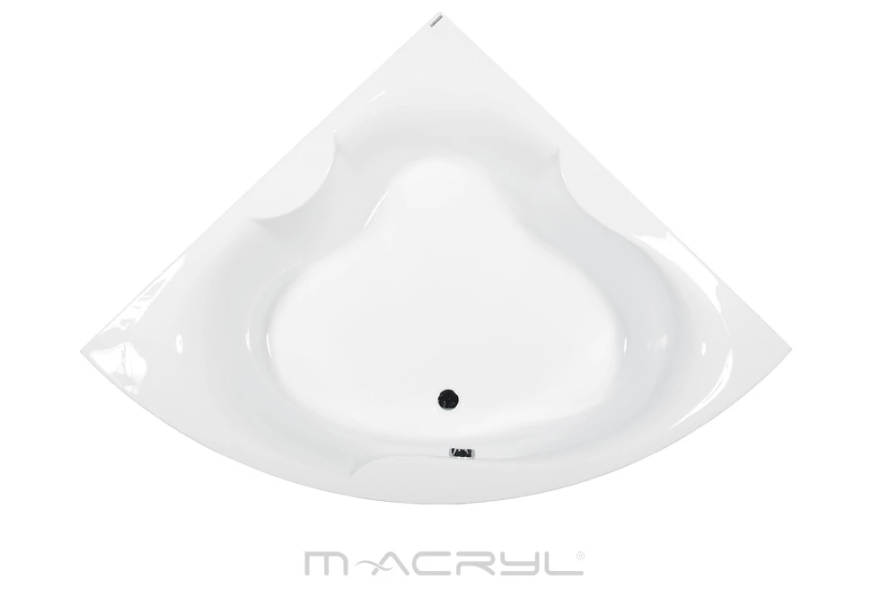 M-ACRYL Melody akril sarokkád 150x150 + Ajándék kádláb és peremrögzítő