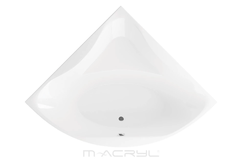 M-ACRYL Aura akril sarokkád 140x140 + Ajándék kádláb és peremrögzítő