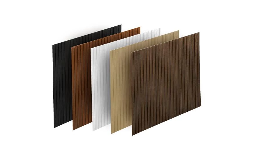 M-ACRYL Trópusi fa oldallap egyenes kádakhoz 70-100 cm dió