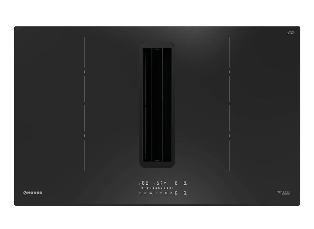 NODOR - NorCoock N7426 BK FLOW-IN indukciós főzőlap beépített elszívóval