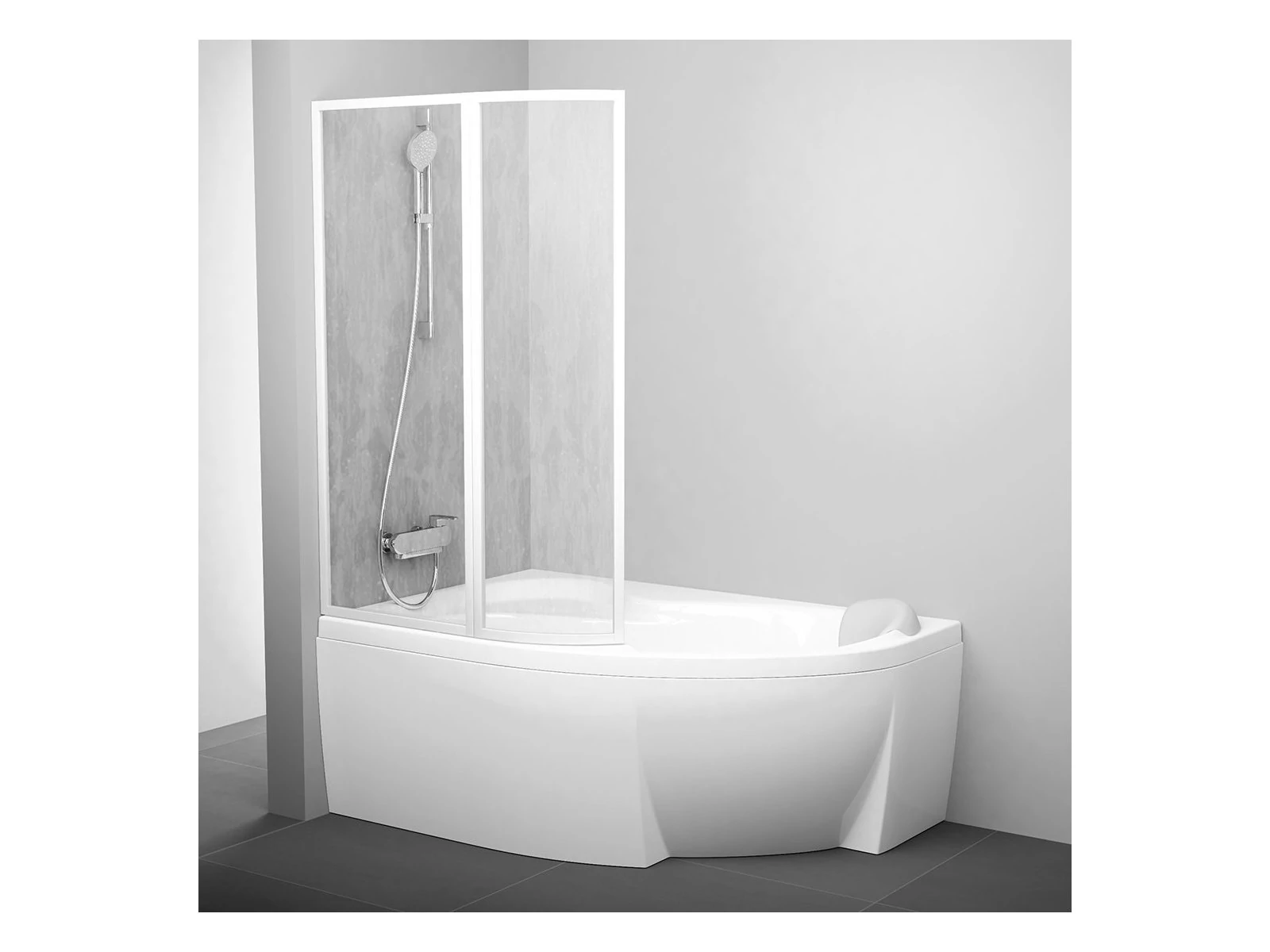 RAVAK Rosa VSK2 160 kádparaván bal rain