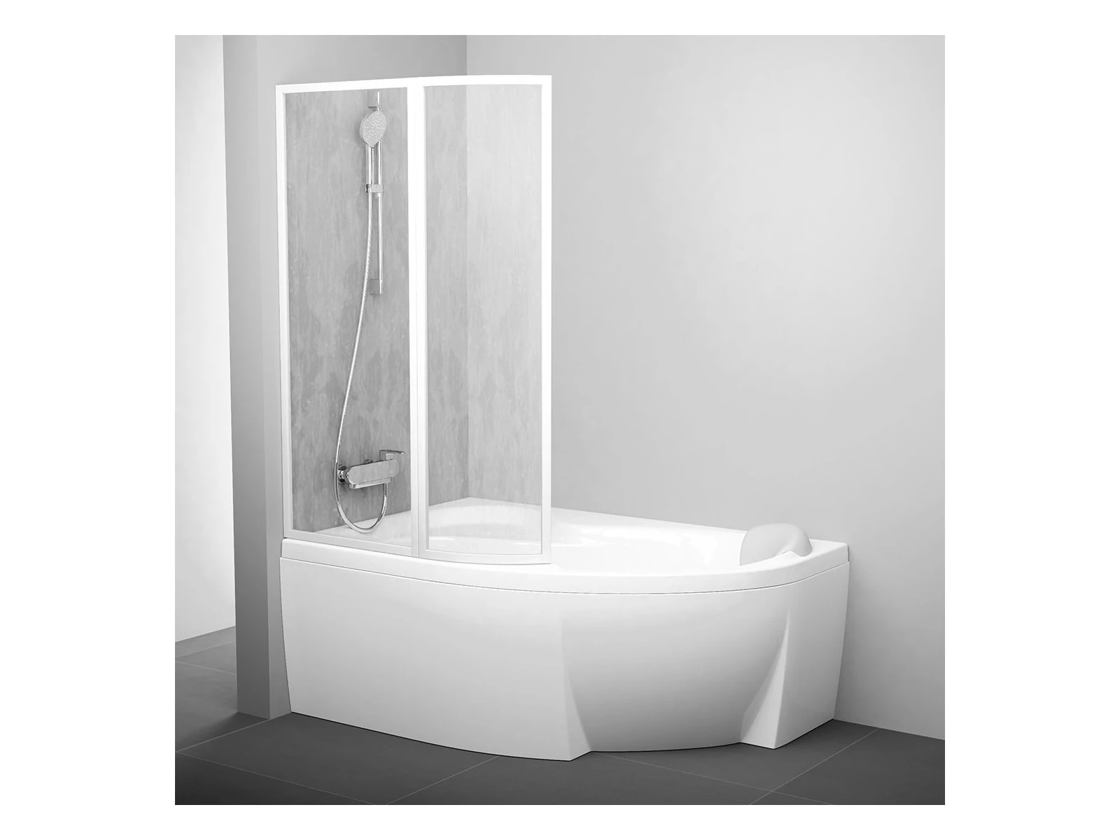 RAVAK Rosa VSK2 170 kádparaván bal rain