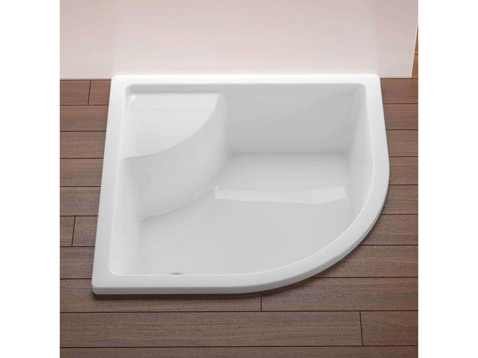 RAVAK Sabina 90x90 LA zuhanytálca (fehér)