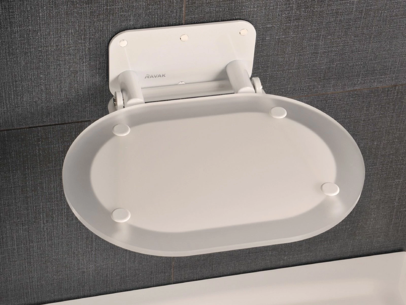 RAVAK Chrome ülőke Clear/fehér