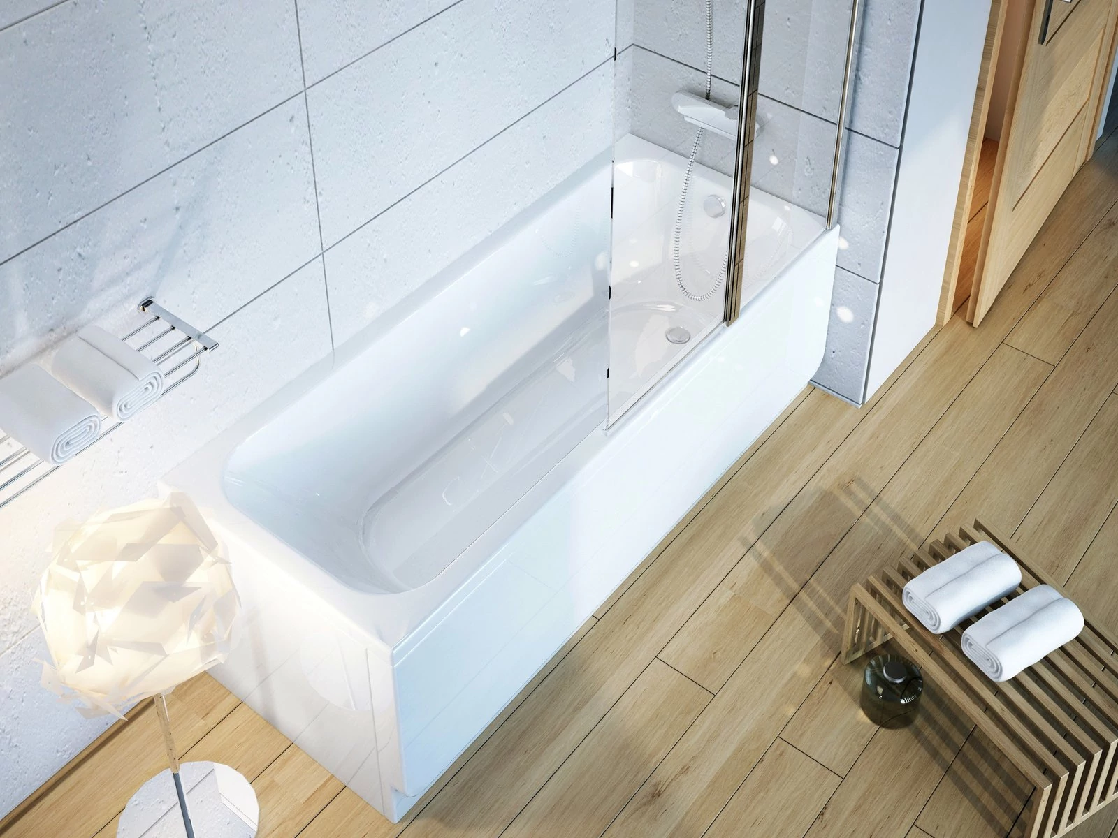 RAVAK Chrome akrilkád 170x75 hófehér
