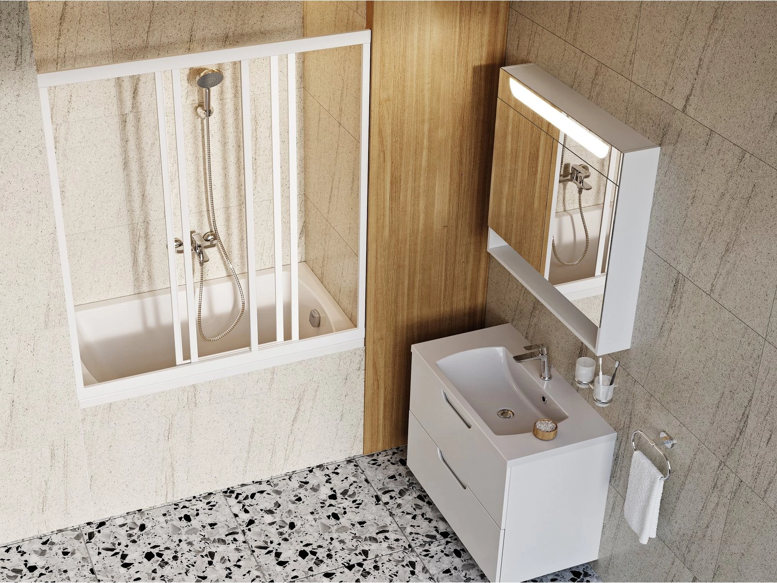 RAVAK Classic II 120x70 N akrilkád (hófehér)