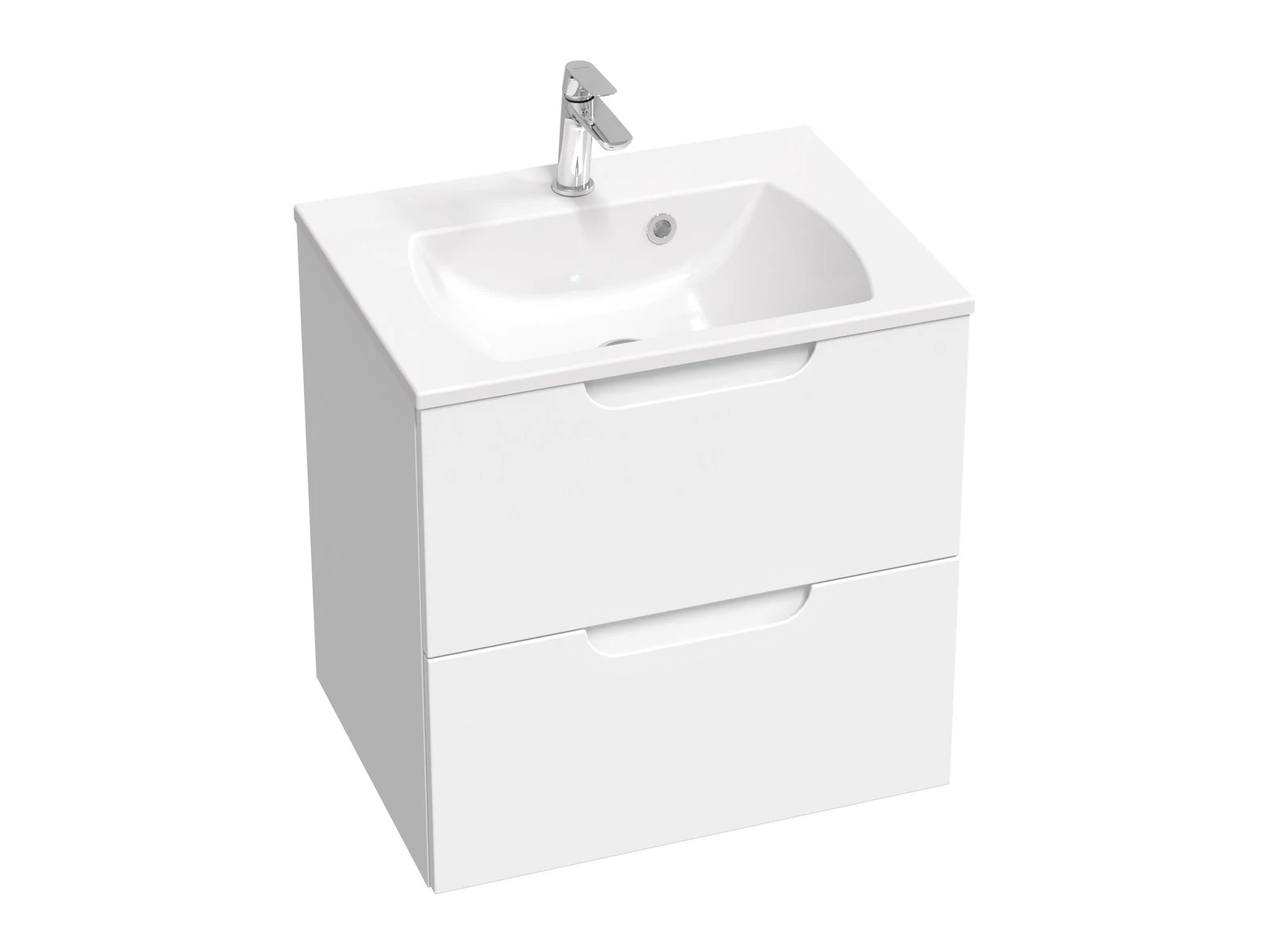 RAVAK Classic II SD 60 fürdőszobai szekrény mosdó alá fehér/fehér