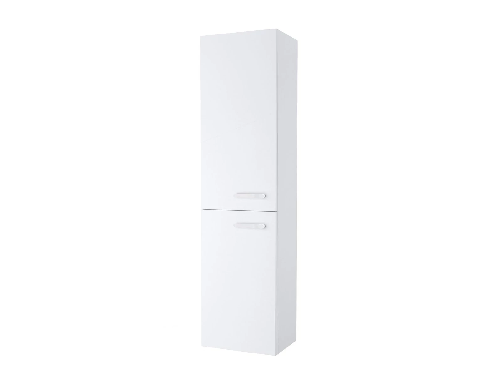 RAVAK Chrome II SB 39 magasszekrény bal fehér, fehér fogantyúval 152 mm