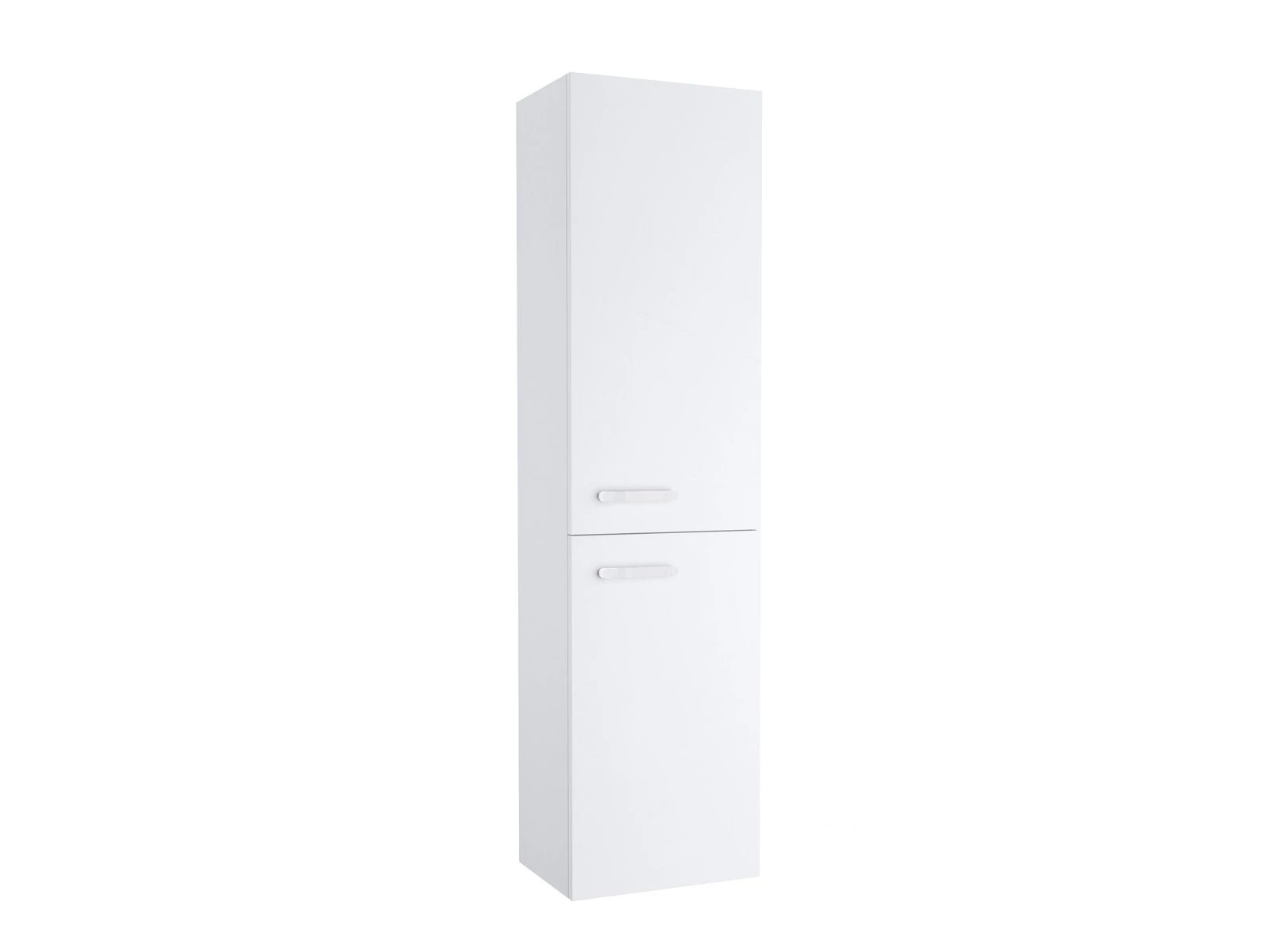 RAVAK Chrome II SB 39 magasszekrény bal fehér, fehér fogantyúval 152 mm