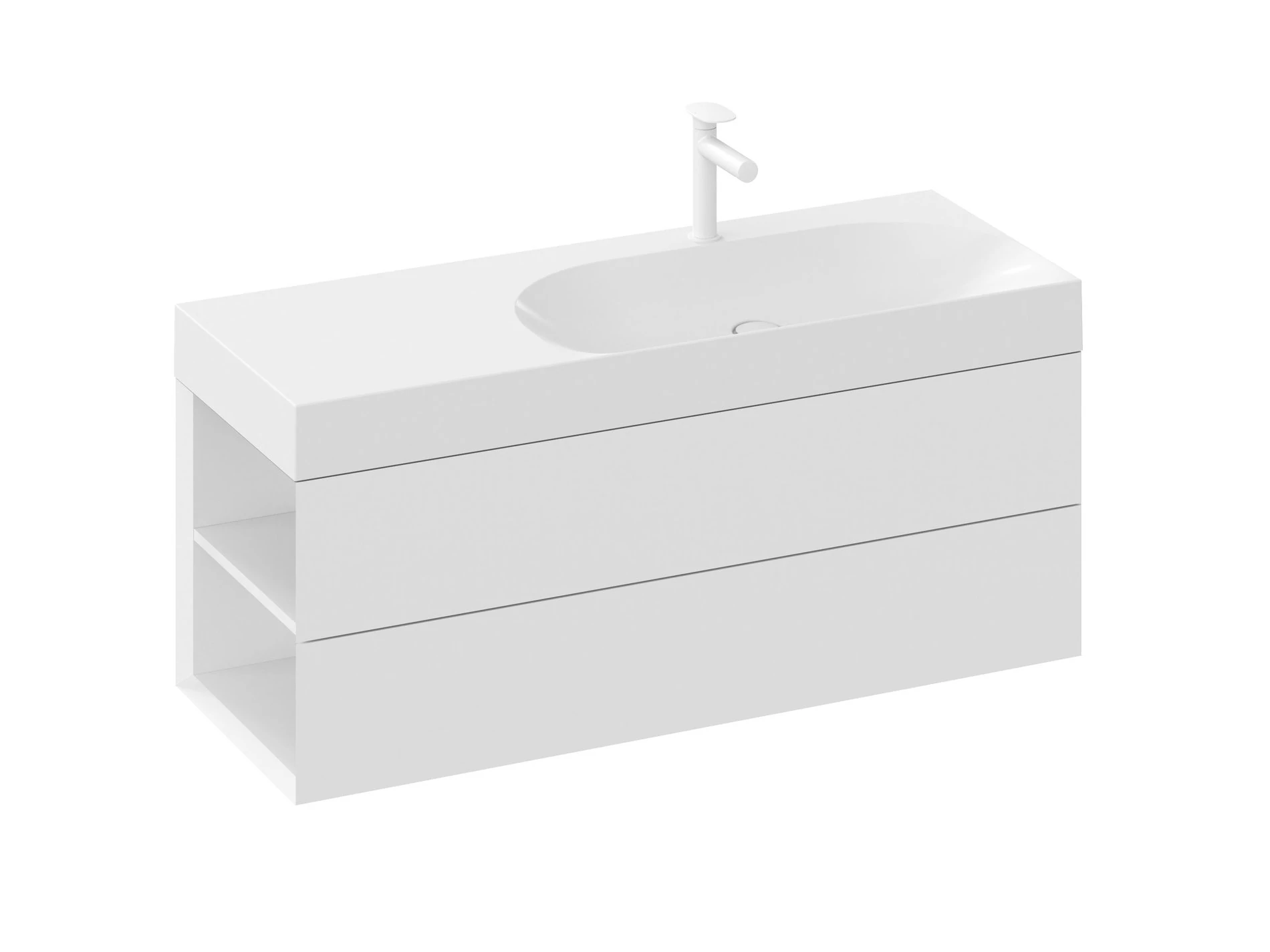 RAVAK SD Lite 120 B fürdőszobai szekrény mosdó alá fehér