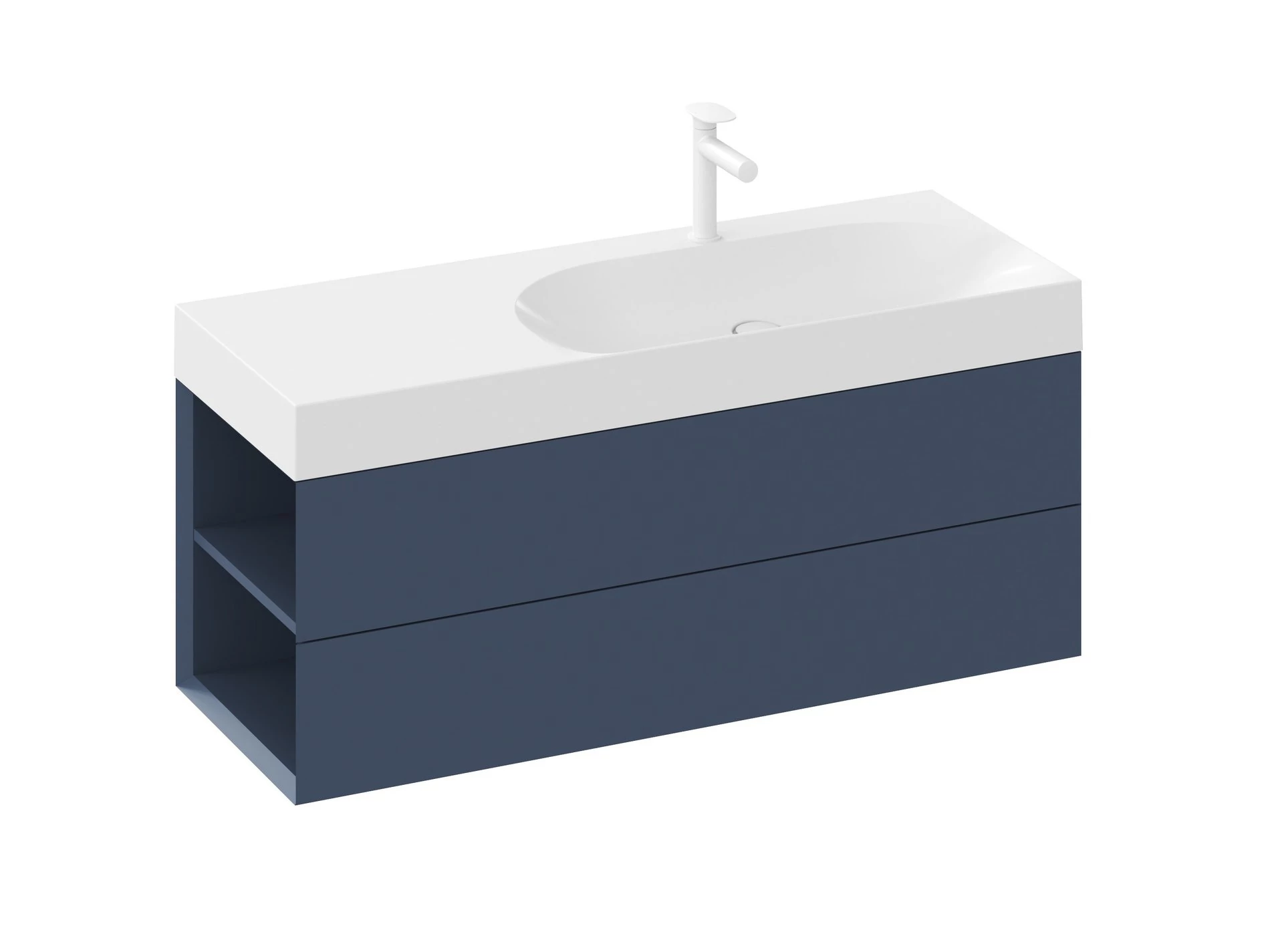 RAVAK SD Lite 120 B fürdőszobai szekrény mosdó alá Deepsea Blue
