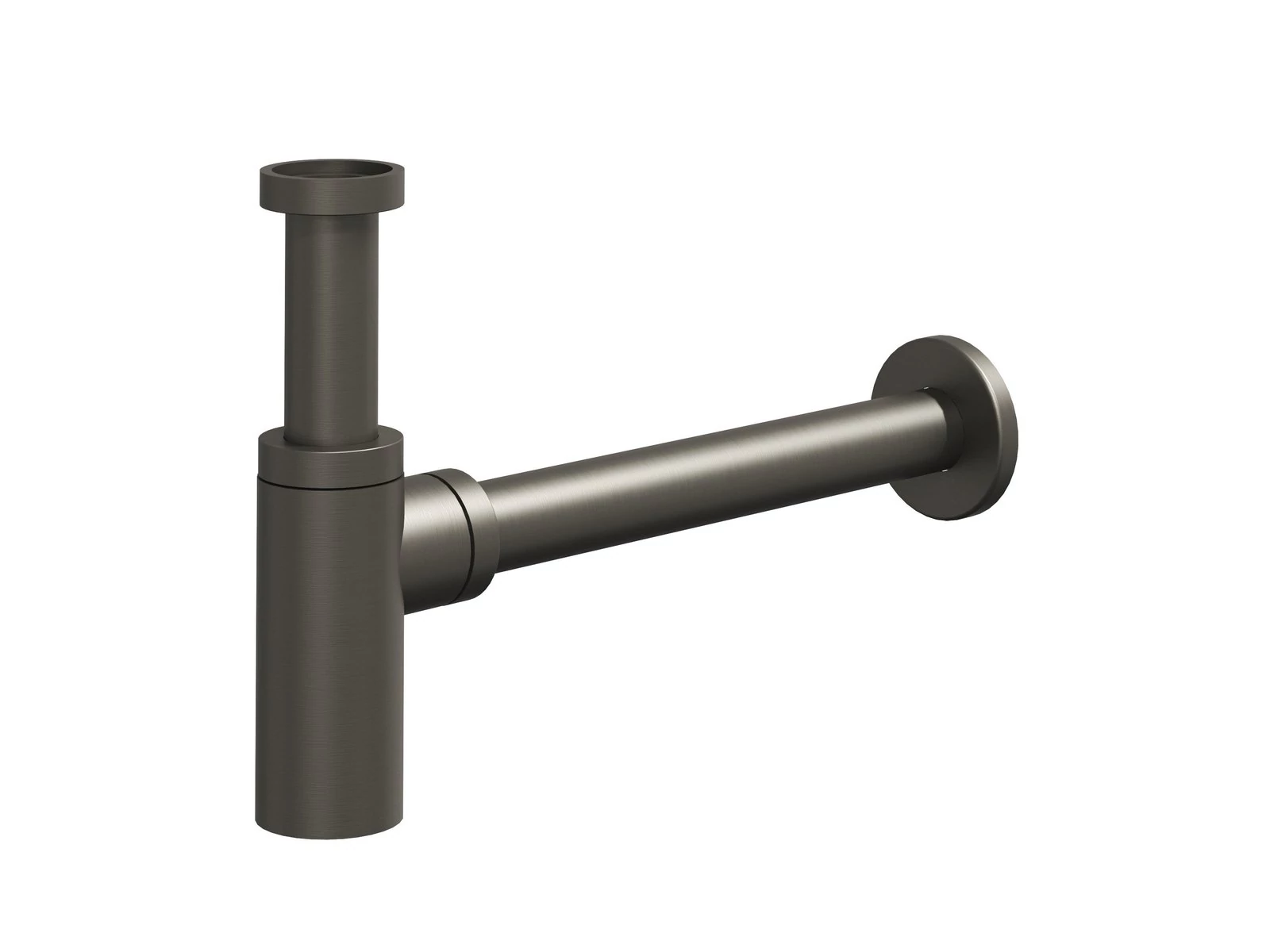 RAVAK Krómozott teleszkópos mosdószifon Graphite Brushed