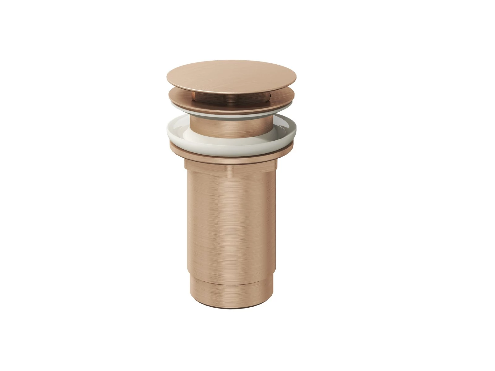 RAVAK Mosdólefolyó, hagyományos, fix, Rose Gold Brushed