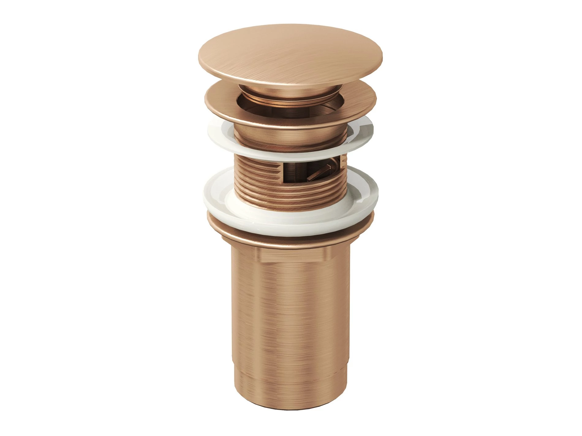 RAVAK Mosdólefolyó ClickClack rendszerrel, Rose Gold Brushed