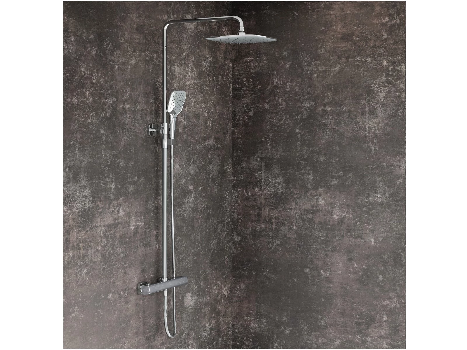 RAVAK 10° Free termosztátos zuhanyoszlop TD F 091.00CR, króm