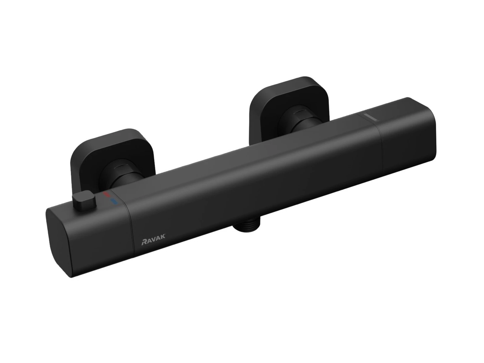 RAVAK 10° Free Termosztátos zuhanycsaptelep szett nélkül TD F 033.20BL, fekete