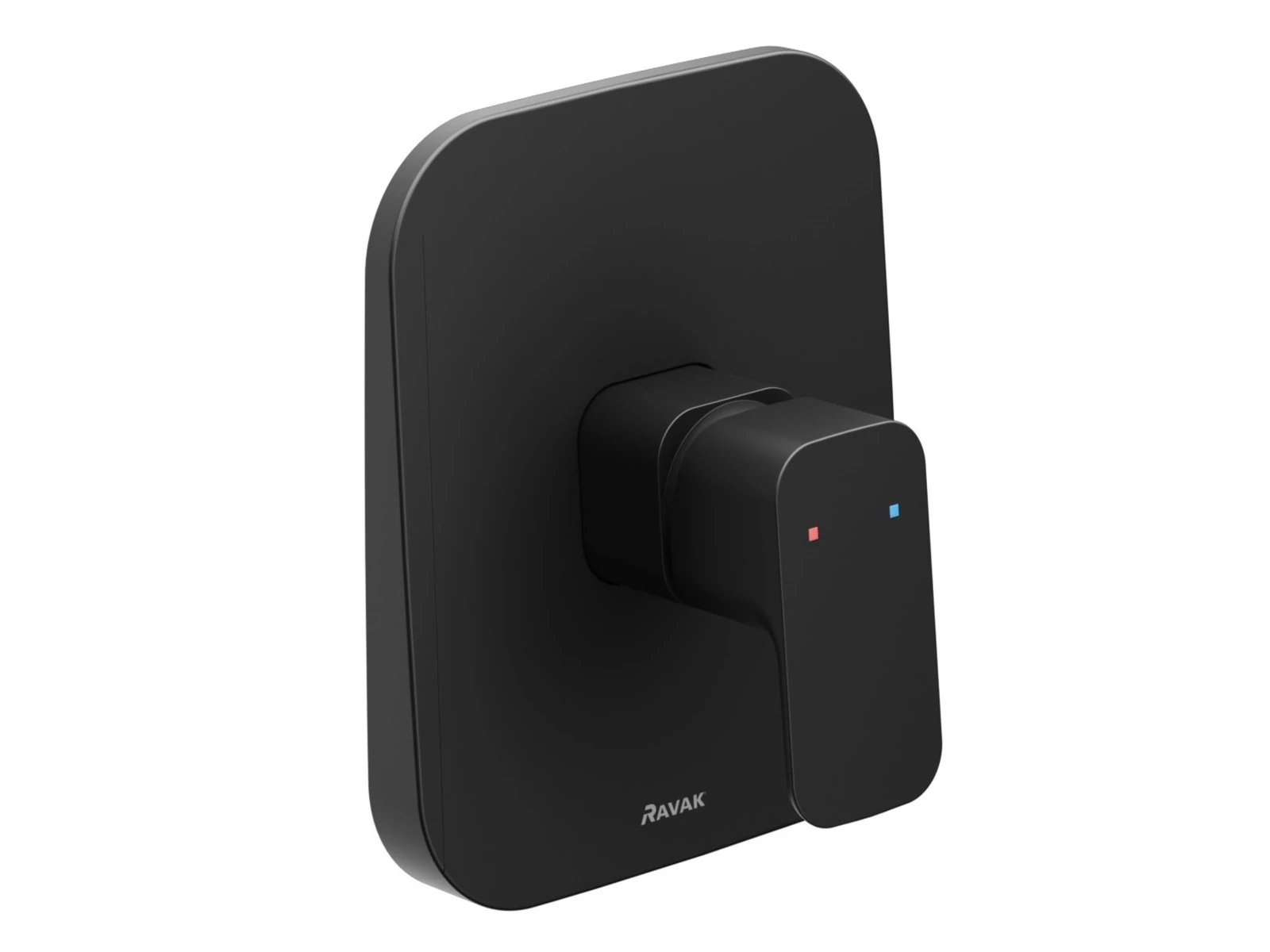 RAVAK 10° Free fekete falba süllyesztett csaptelep váltó nélkül TD F 066.20BL, fekete, R-boxhoz