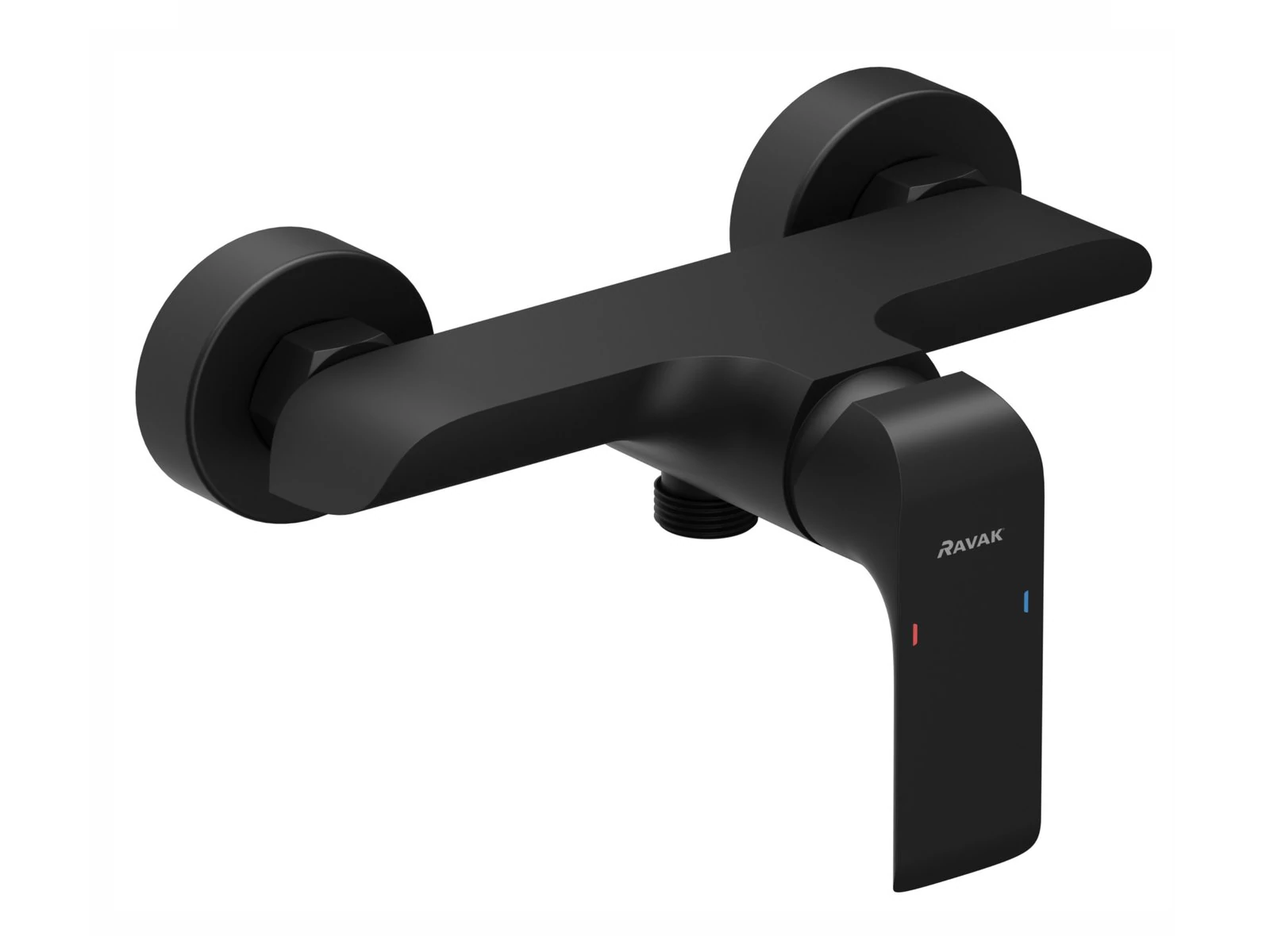 RAVAK Flat zuhanycsaptelep 150 mm FL 032.20BL, fekete
