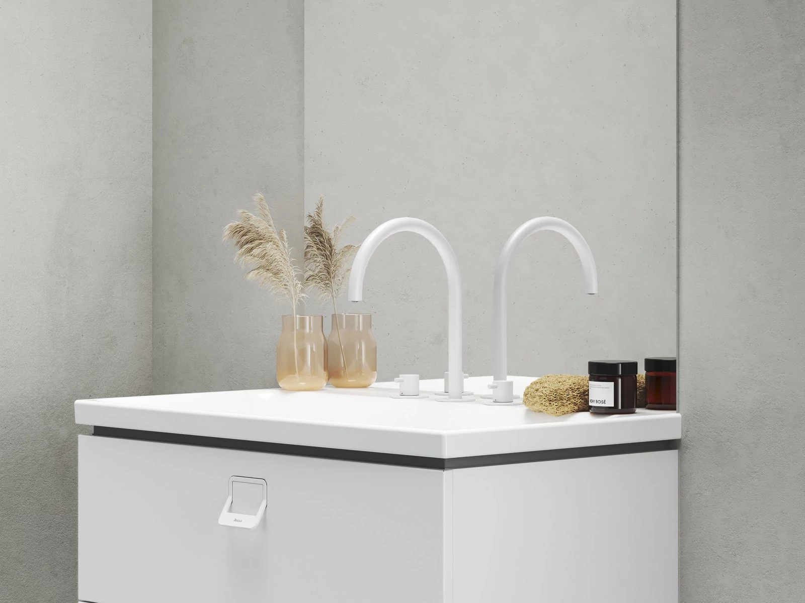 RAVAK Espirit álló mosdócsaptelep, 3 furatos 270 mm leeresztő nélkül ES 018.10WV, White Velvet