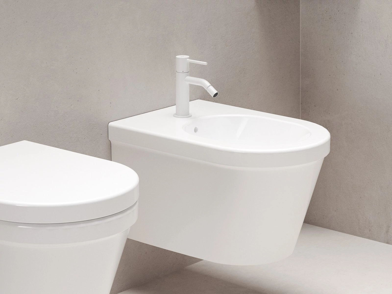 RAVAK Espirit álló bidécsaptelep 150 mm leersztő nélkül ES 056.10WV , White Velvet