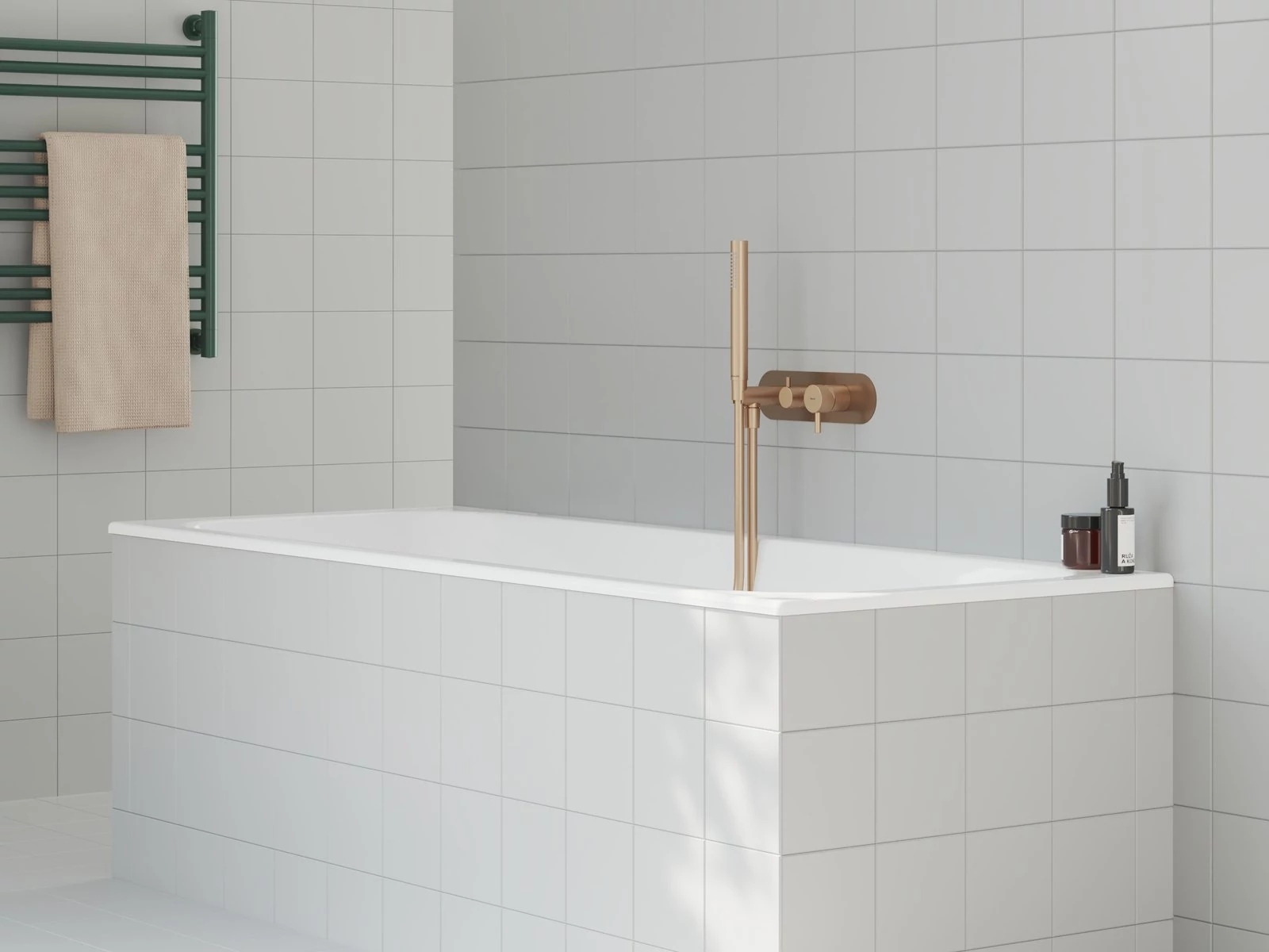 RAVAK Espirit falba süllyesztett csaptelep szettel, kétutas, belső egység nélkül ES 065.60RGB.O2.RB07D.+S, Rose Gold Brushed