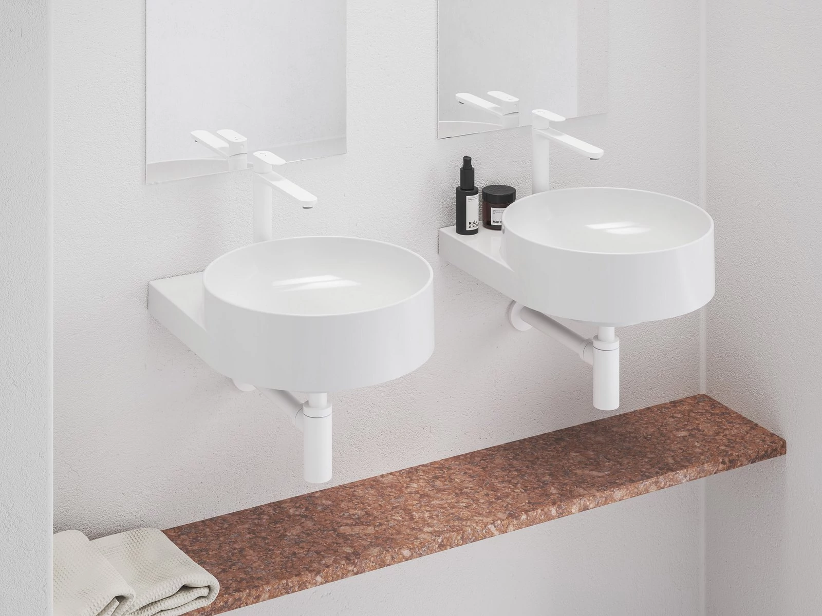RAVAK Eleganta álló mosdócsaptelep 220 mm leeresztő nélkül EL 014.10WV, White Velvet