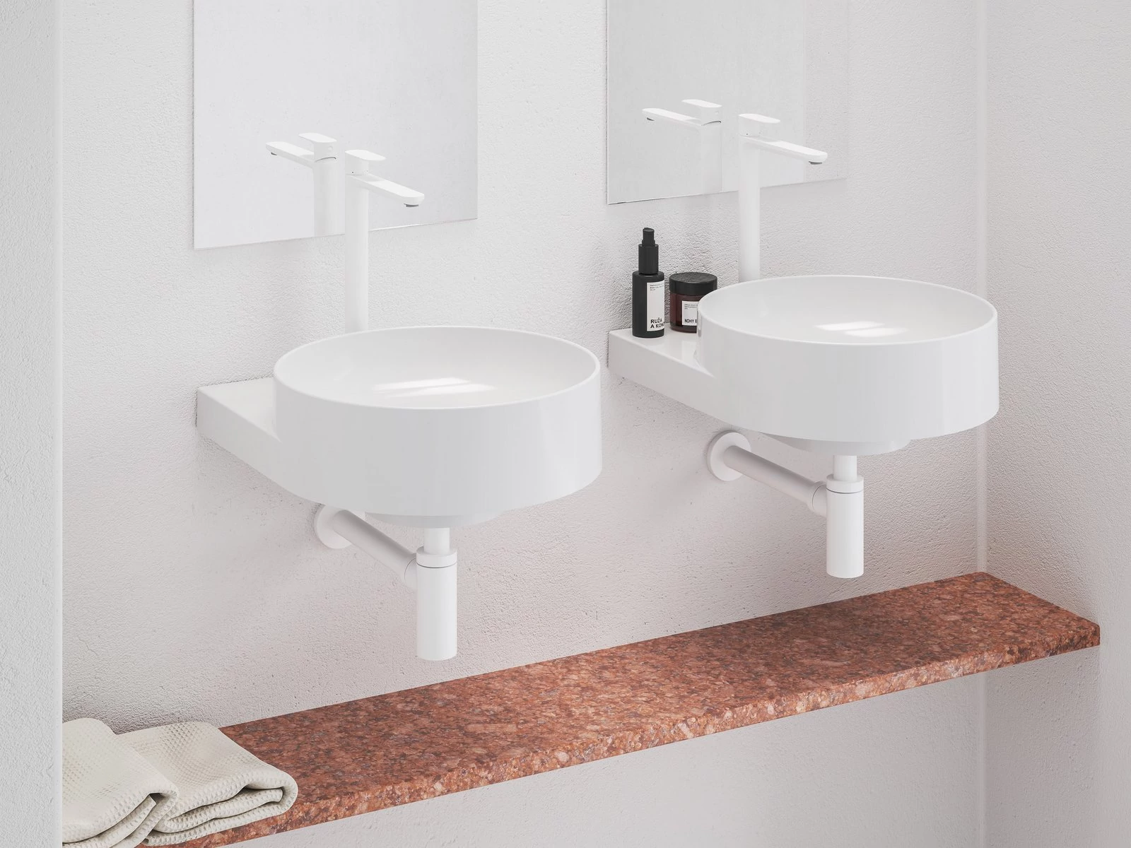 RAVAK Eleganta álló mosdócsaptelep BeCool 335 mm leeresztő nélkül EL 015.11WV, White Velvet