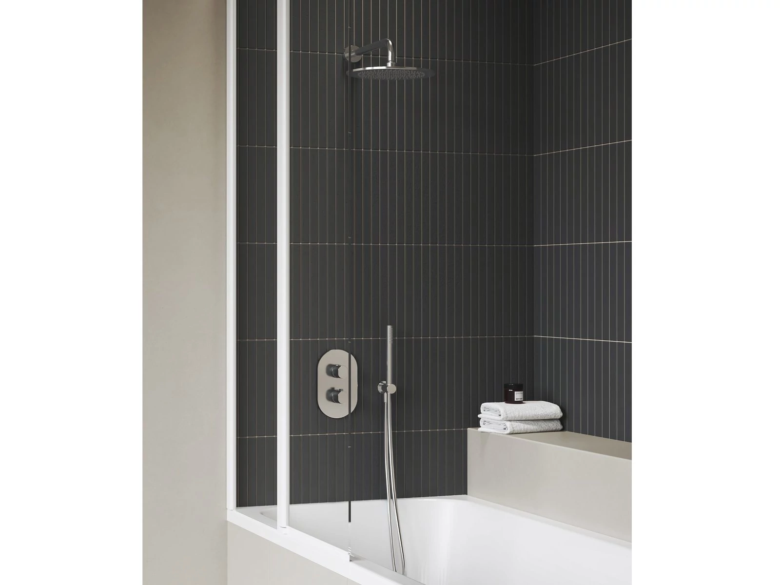 RAVAK Chrome II termosztátos 2-utas csaptelep, alaptest nélkül CR II 063.00CR.O2.RB071, króm