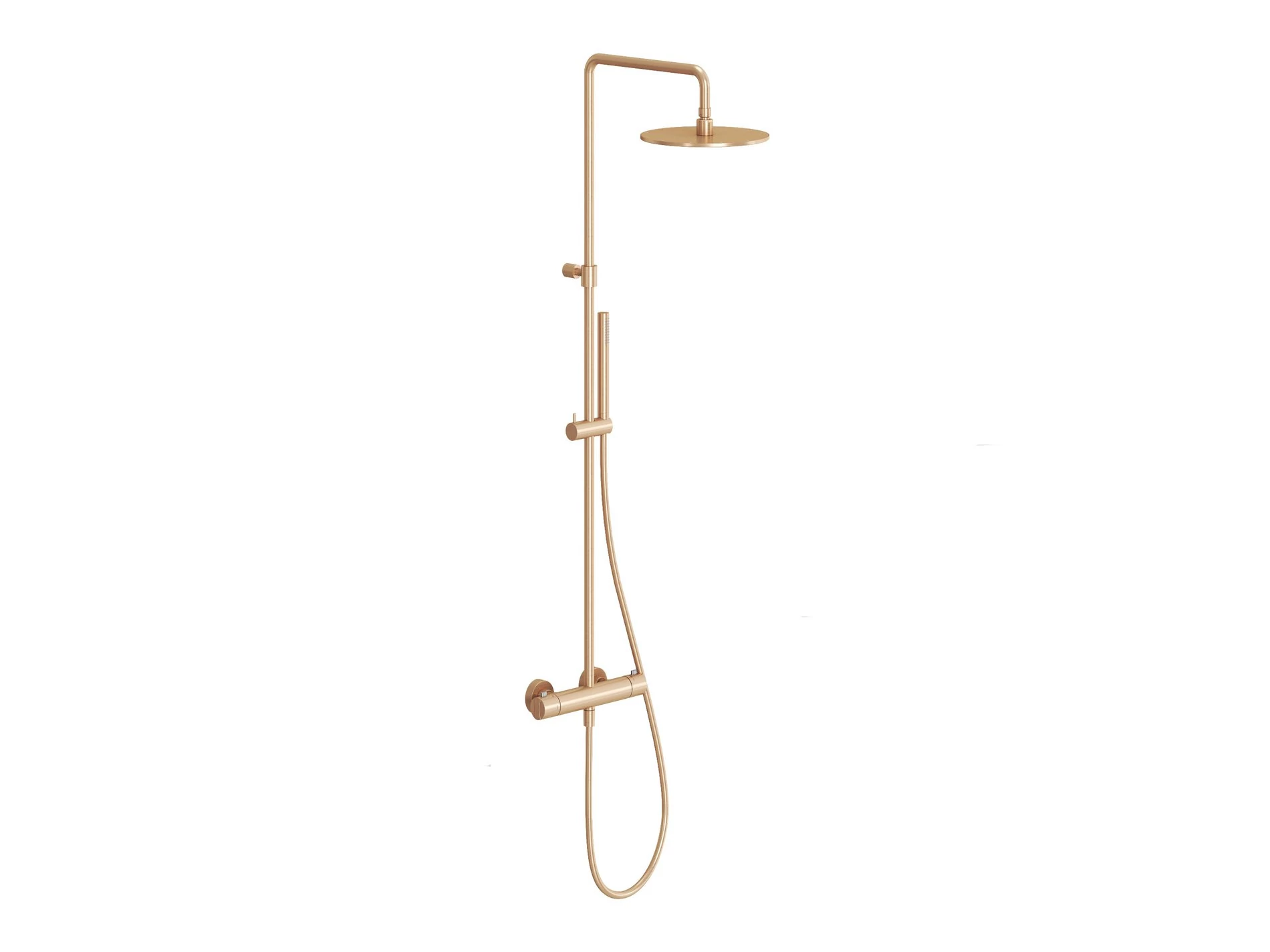 RAVAK Espirit termosztátos zuhanyoszlop szettel ES 091.60RGB, Rose Gold Brushed