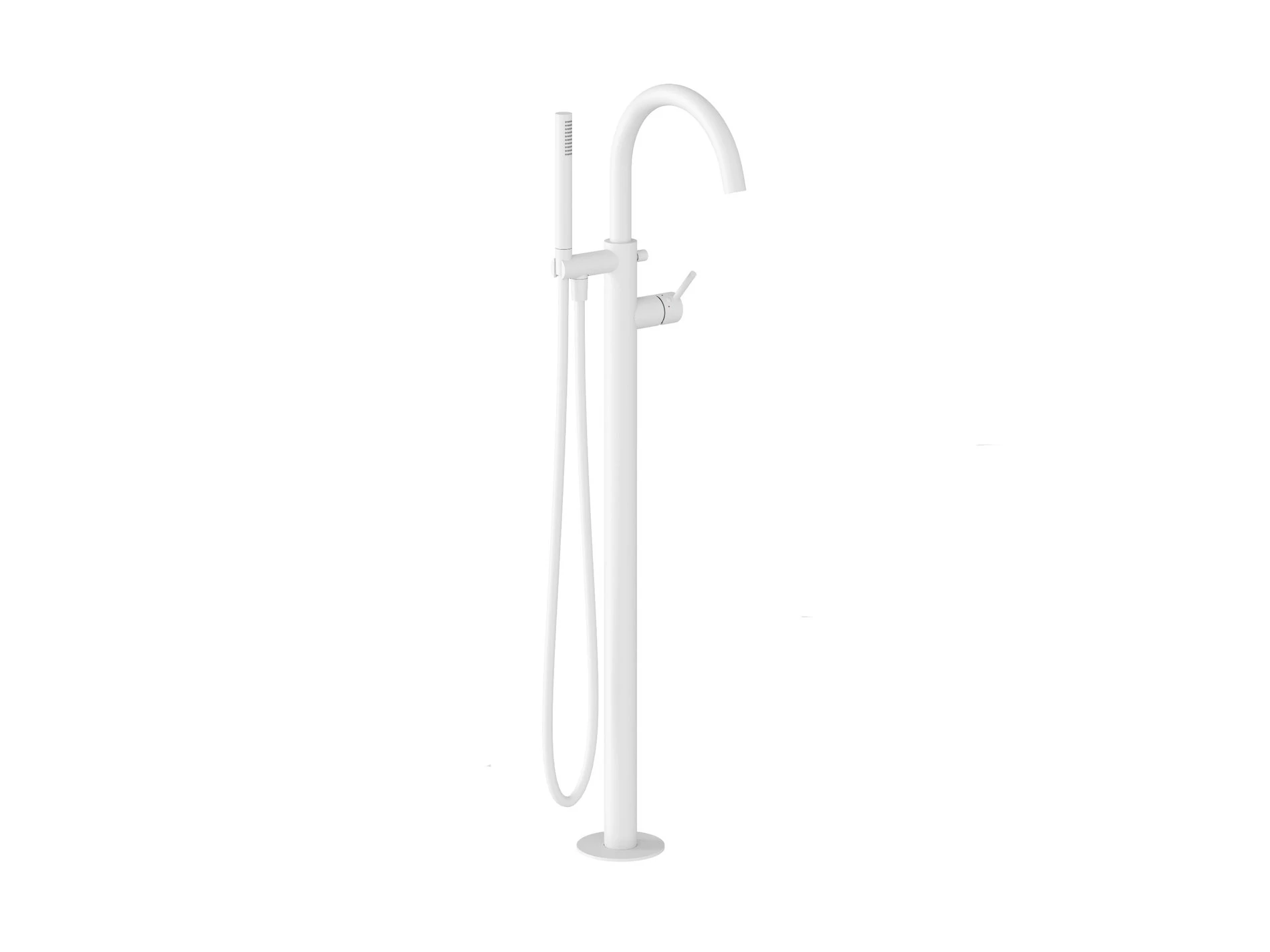 RAVAK Espirit padlón álló kádcsaptelep szettel ES 080.10WV.RB07G, White Velvet