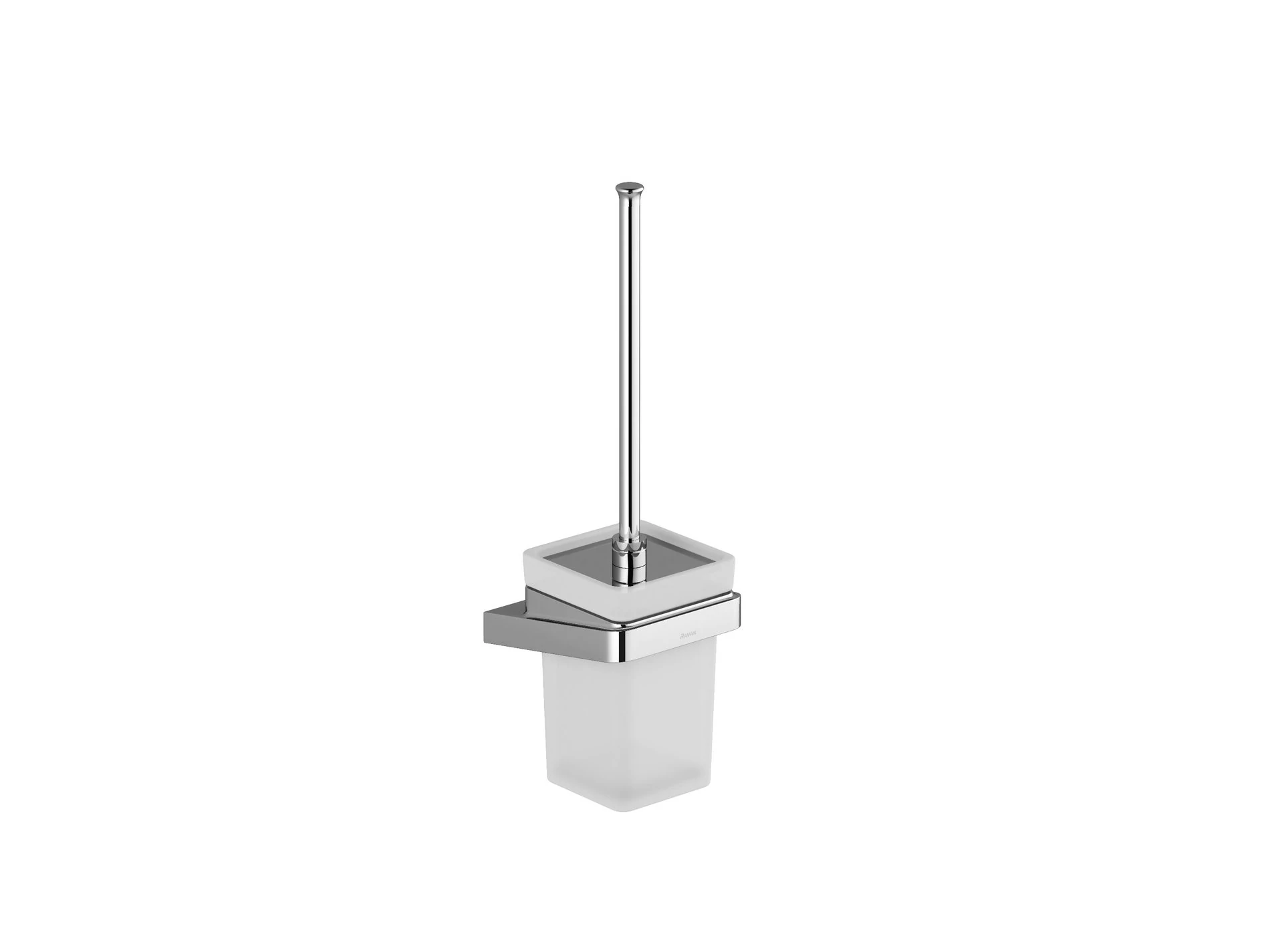 RAVAK 10° fali WC kefe tartó TD 410.00CR, króm, üveg