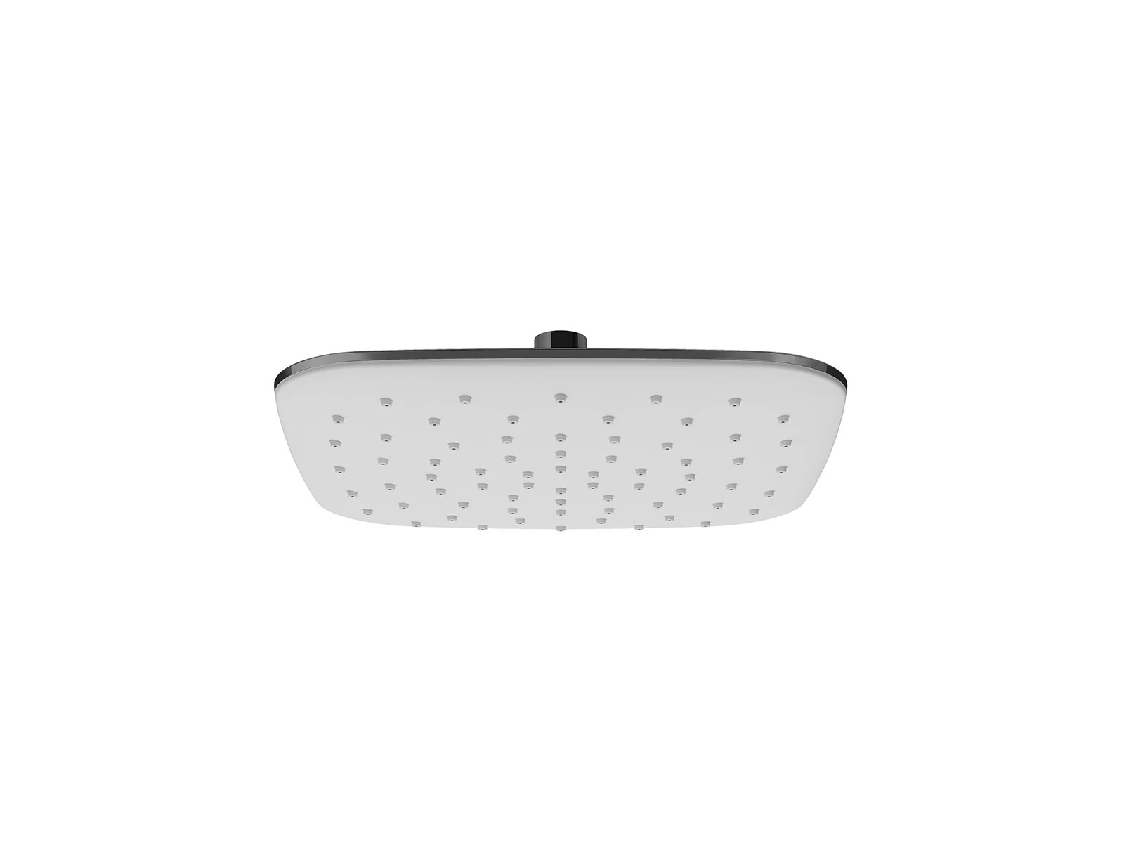 RAVAK Fejzuhany ABS, szögletes, 250mm 983.10CR/WH, króm/ fehér