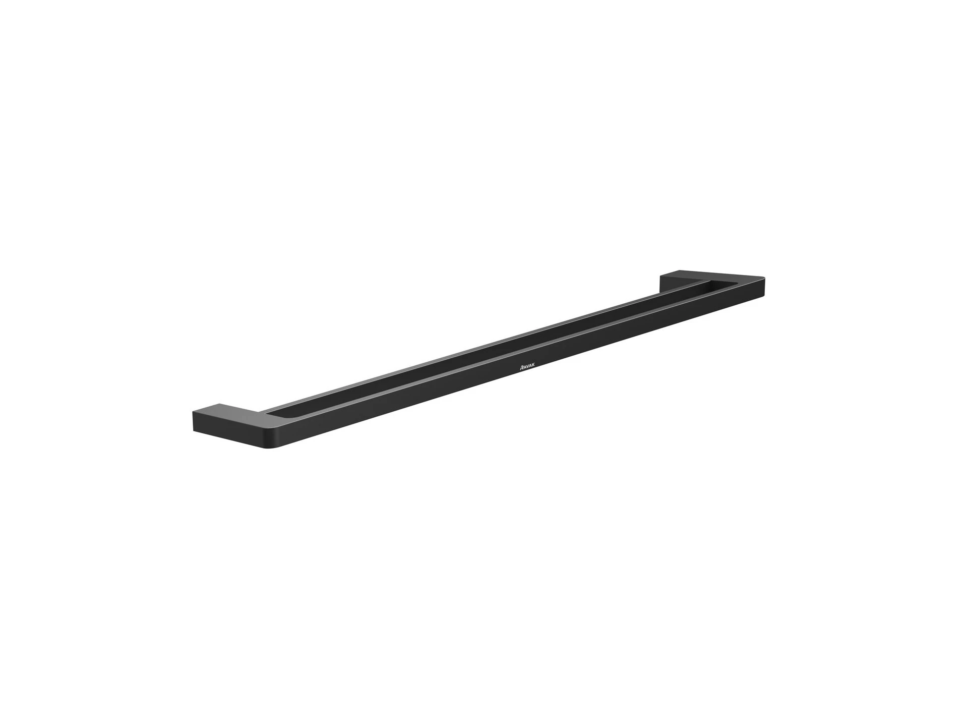 RAVAK 10° dupla törölközőtartó 63 cm TD 320.20BL, fekete