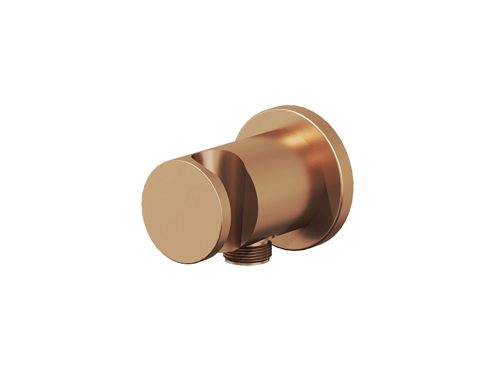 RAVAK Fali kiállás integrált zuhanyrózsa tartóval 706.60RGB, Rose Gold Brushed