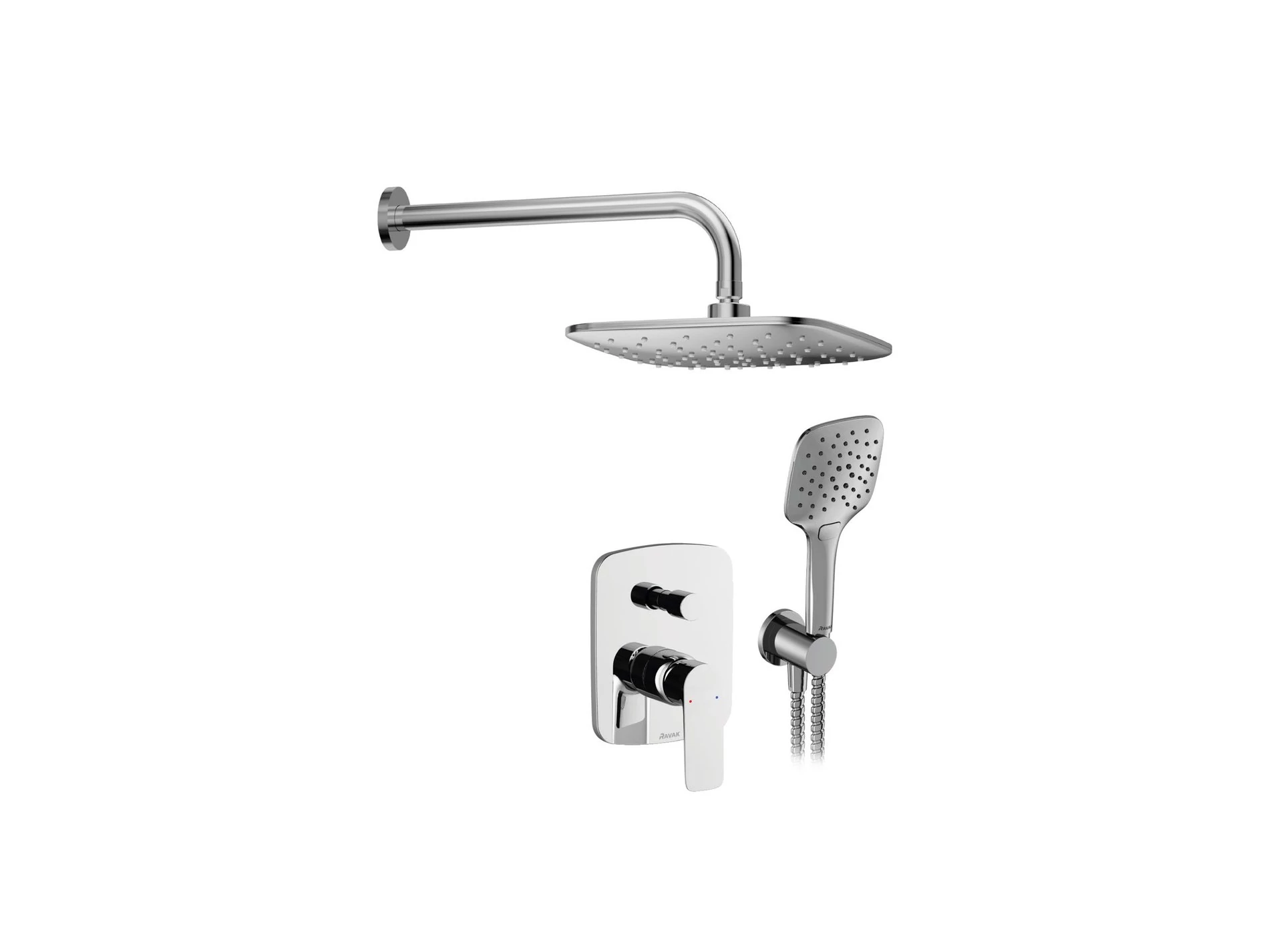 RAVAK Classic falsík alatti zuhanyszett CL 090.00CR.O2, króm
