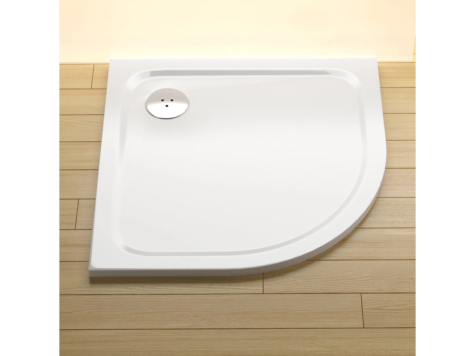 RAVAK Chrome elipso pro 80 zuhanytálca (fehér)