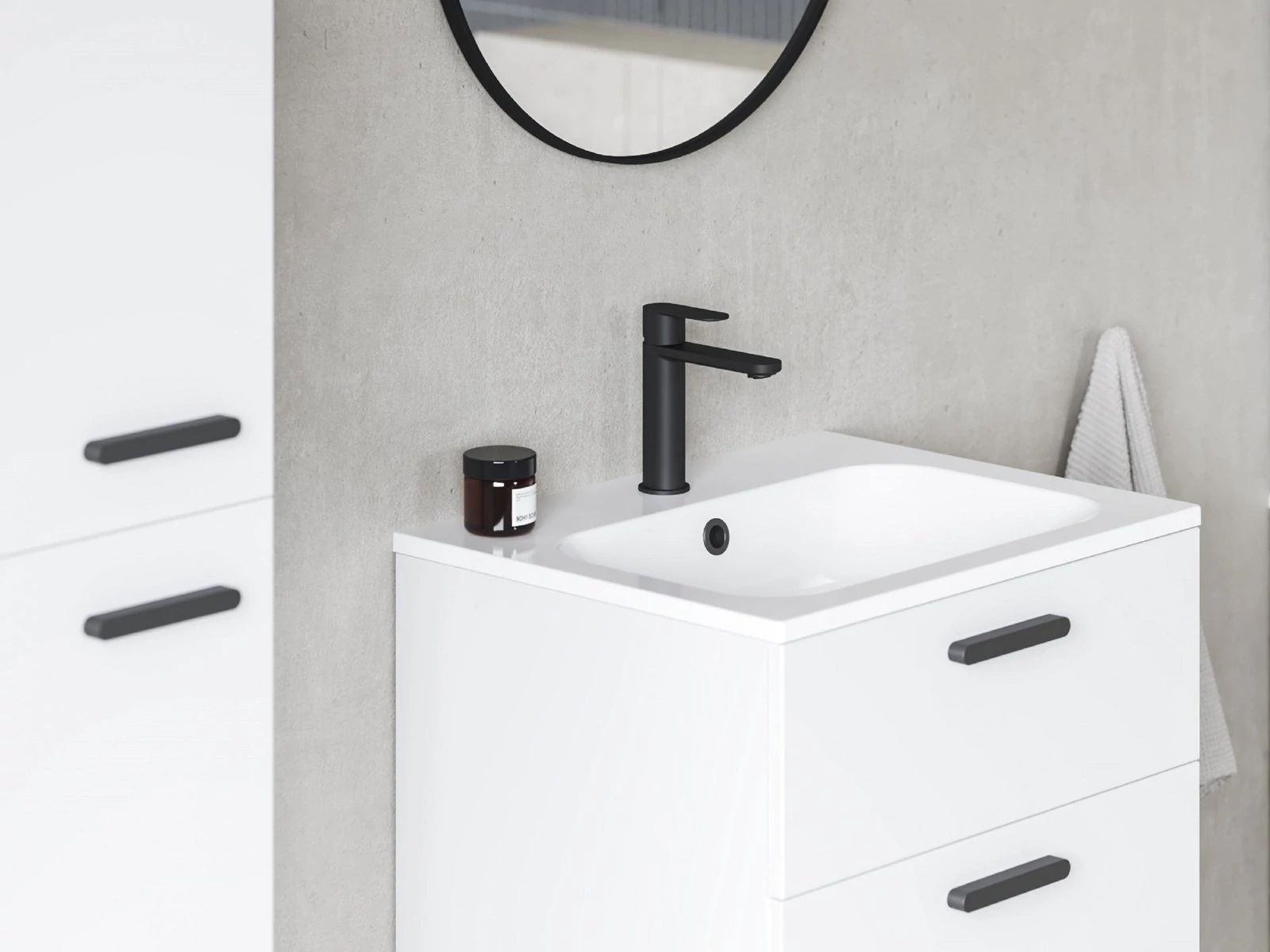 RAVAK Chrome Slim 70 mosdó fehér, furattal