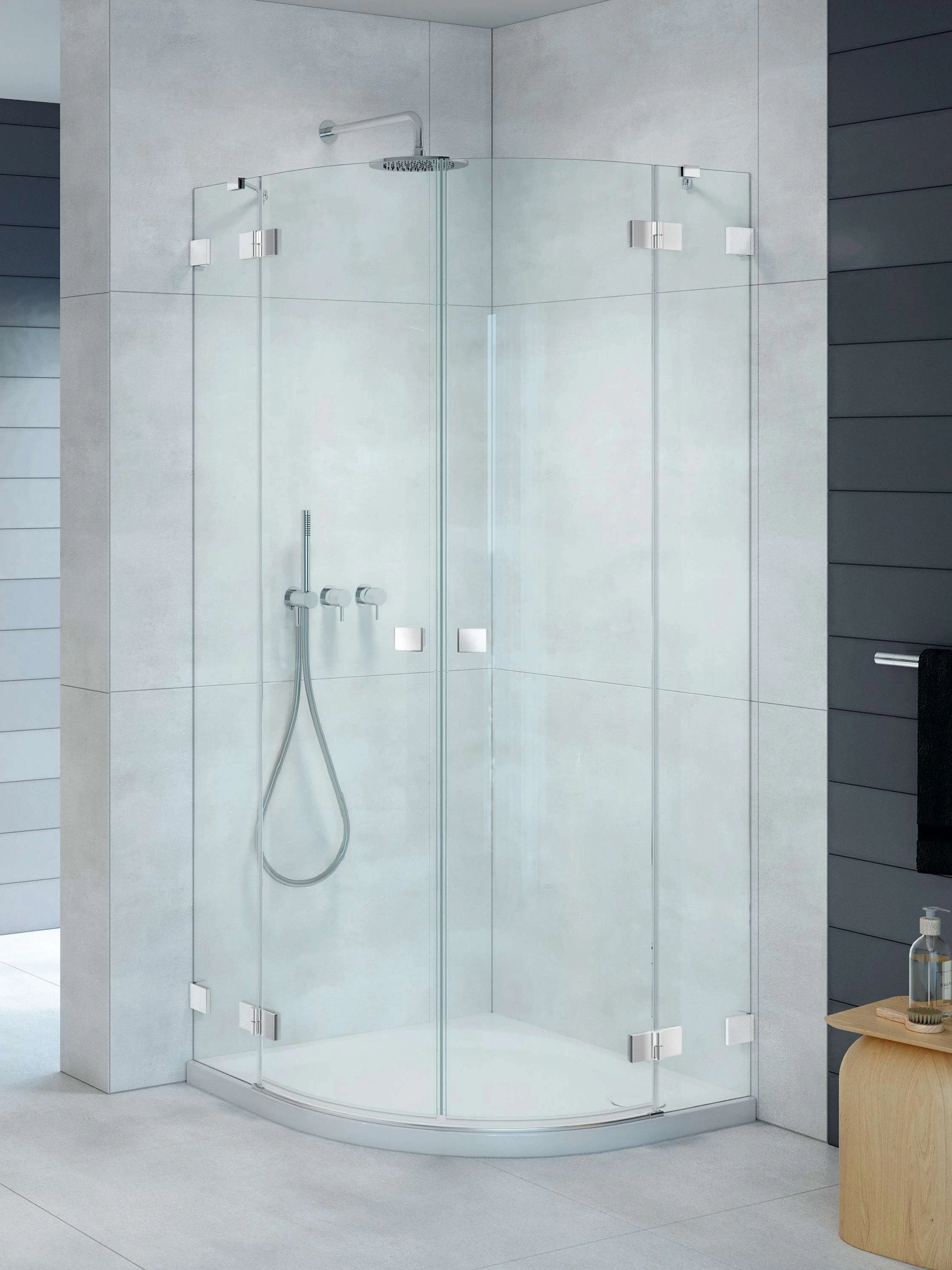 RADAWAY Essenza Pro PDD íves zuhanykabin 80x90 átlátszó
