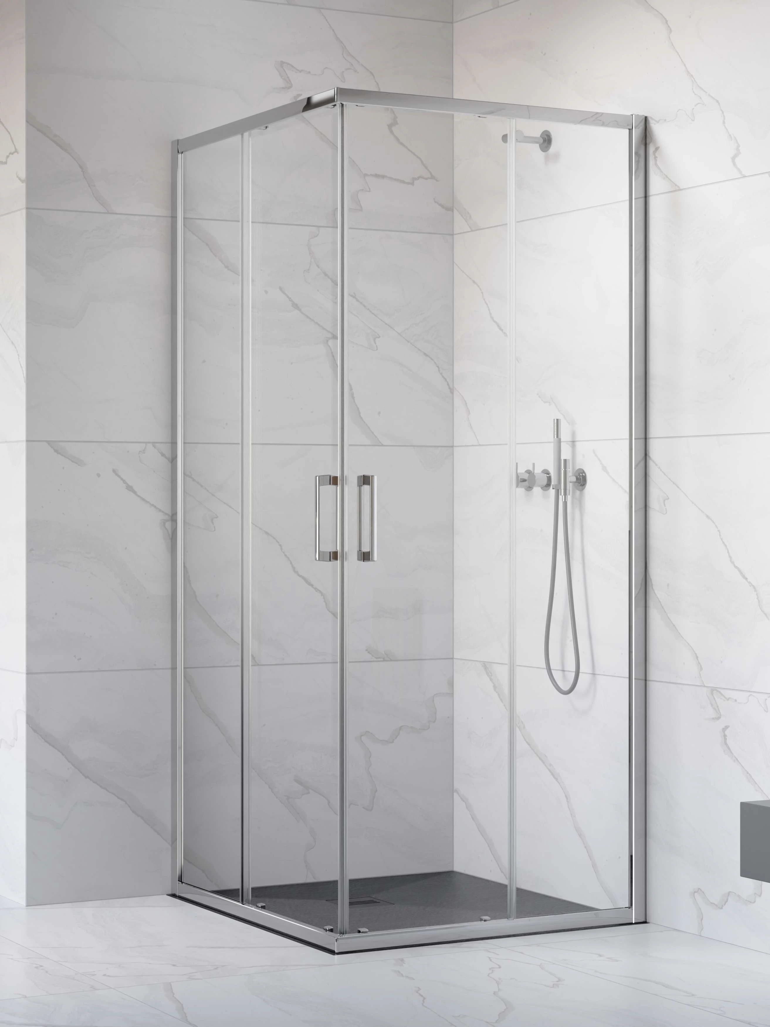 RADAWAY Premium Pro KDD szögletes zuhanykabin 90x90 átlátszó