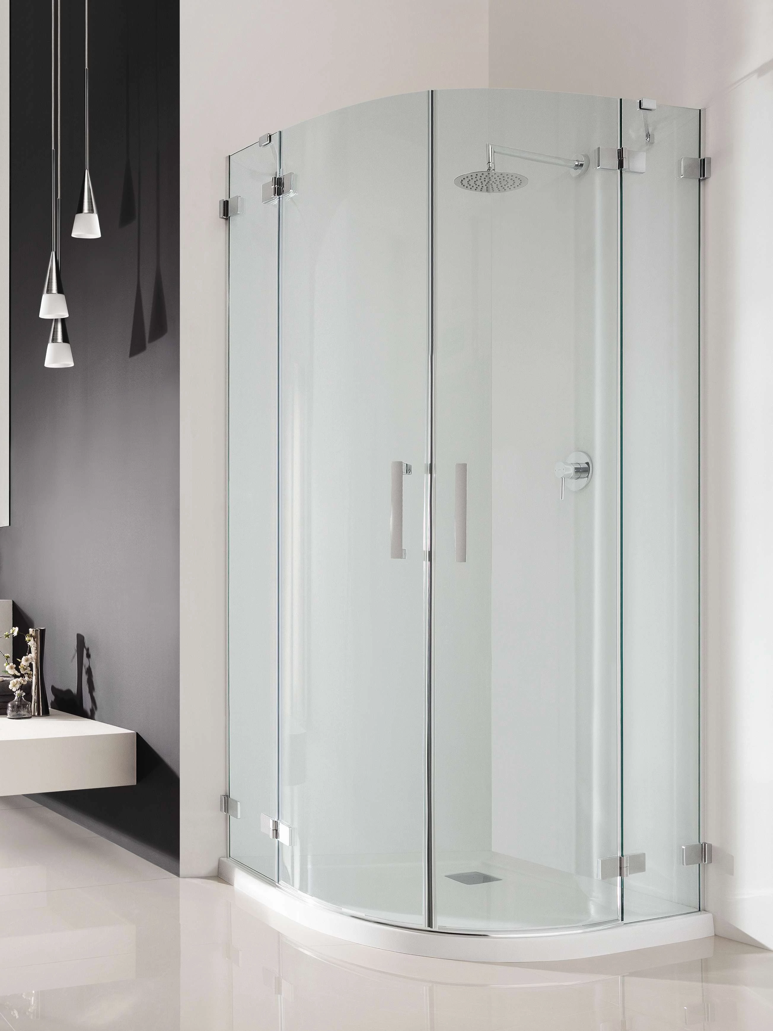 RADAWAY Euphoria PDD íves zuhanykabin 100x80 átlátszó