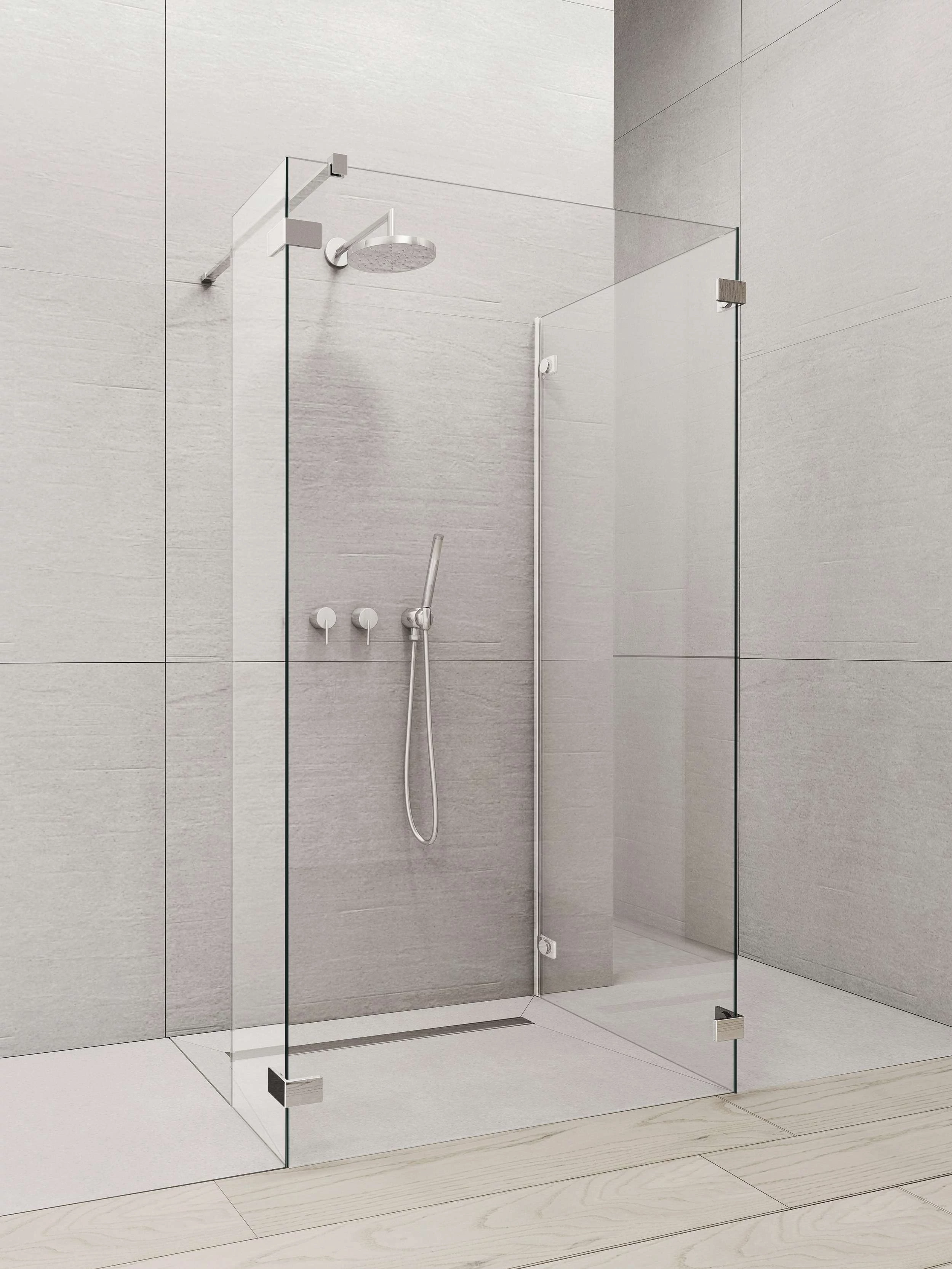RADAWAY Euphoria Walk-in IV zuhanyfal 110x80 átlátszó