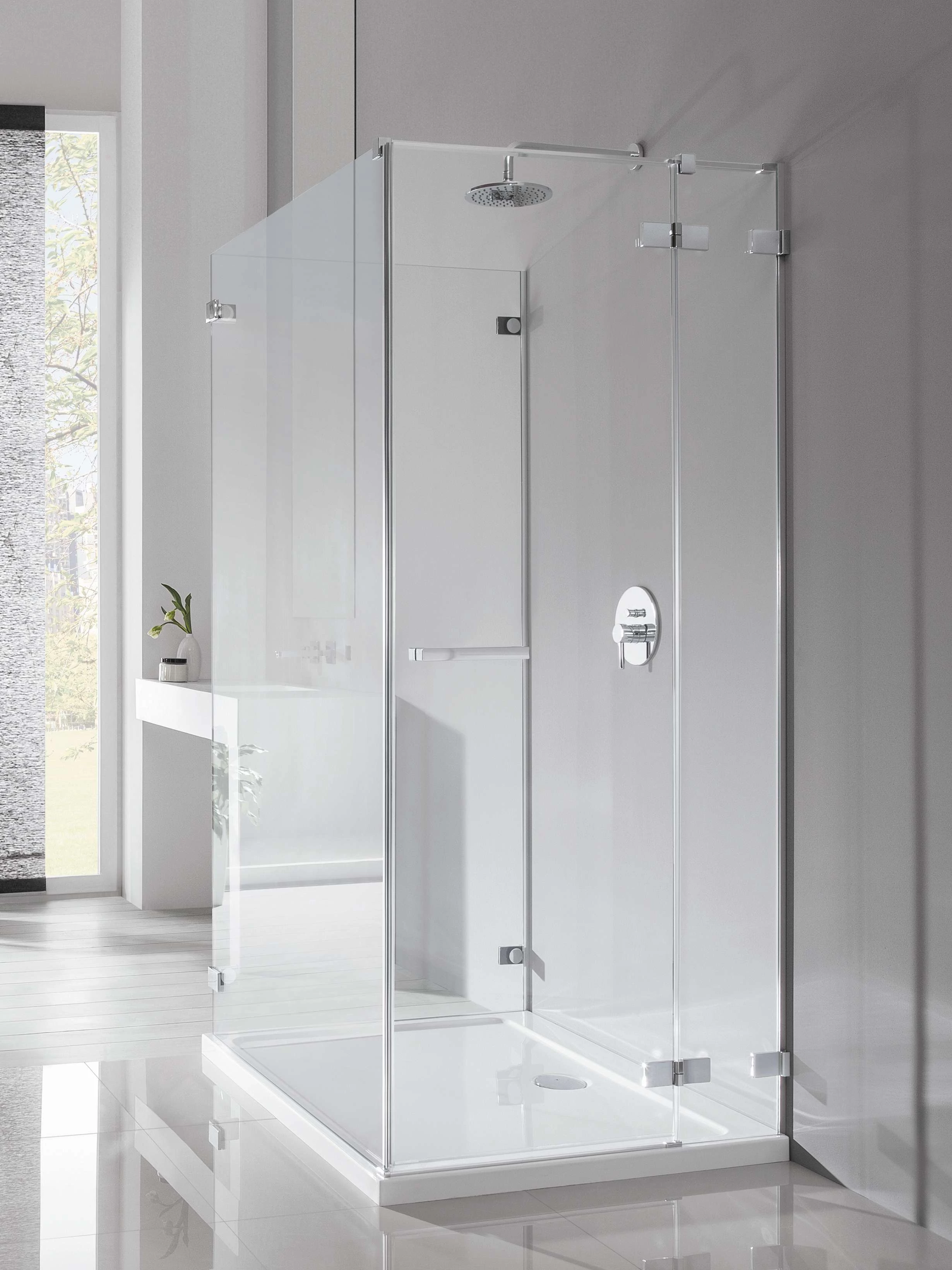RADAWAY Euphoria KDJ P szögletes zuhanykabin 80x90 átlátszó balos