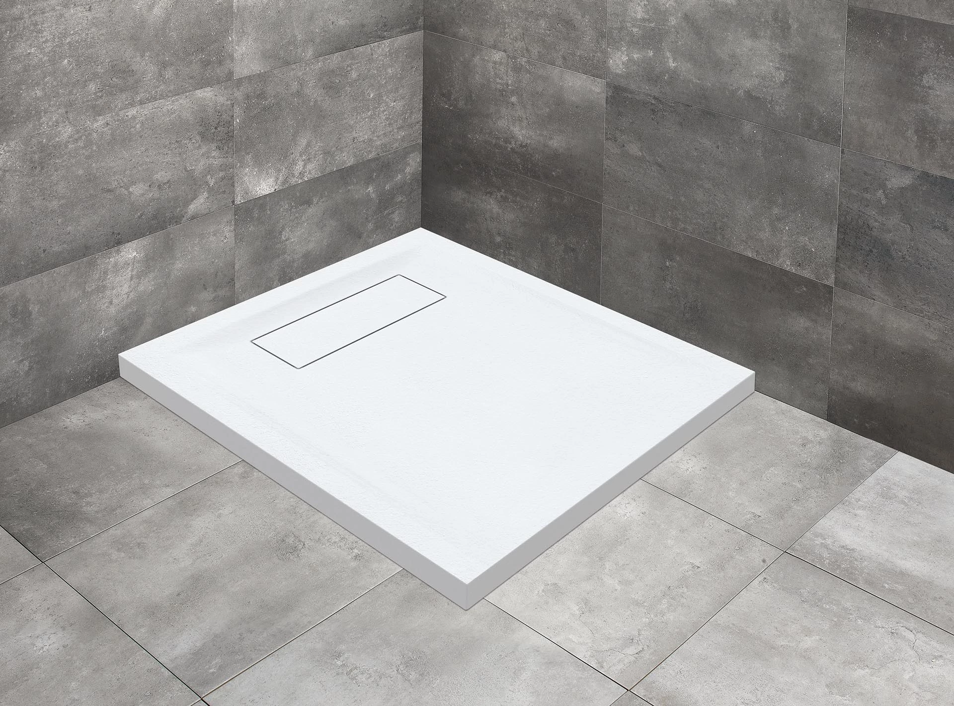 RADAWAY Doris C lapos szögletes zuhanytálca 80x80 beige